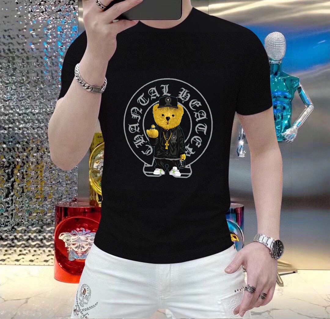 Chrome Hearts 品牌【ChampionHearts 克罗心】(胖子福音) 男士休闲短袖T恤