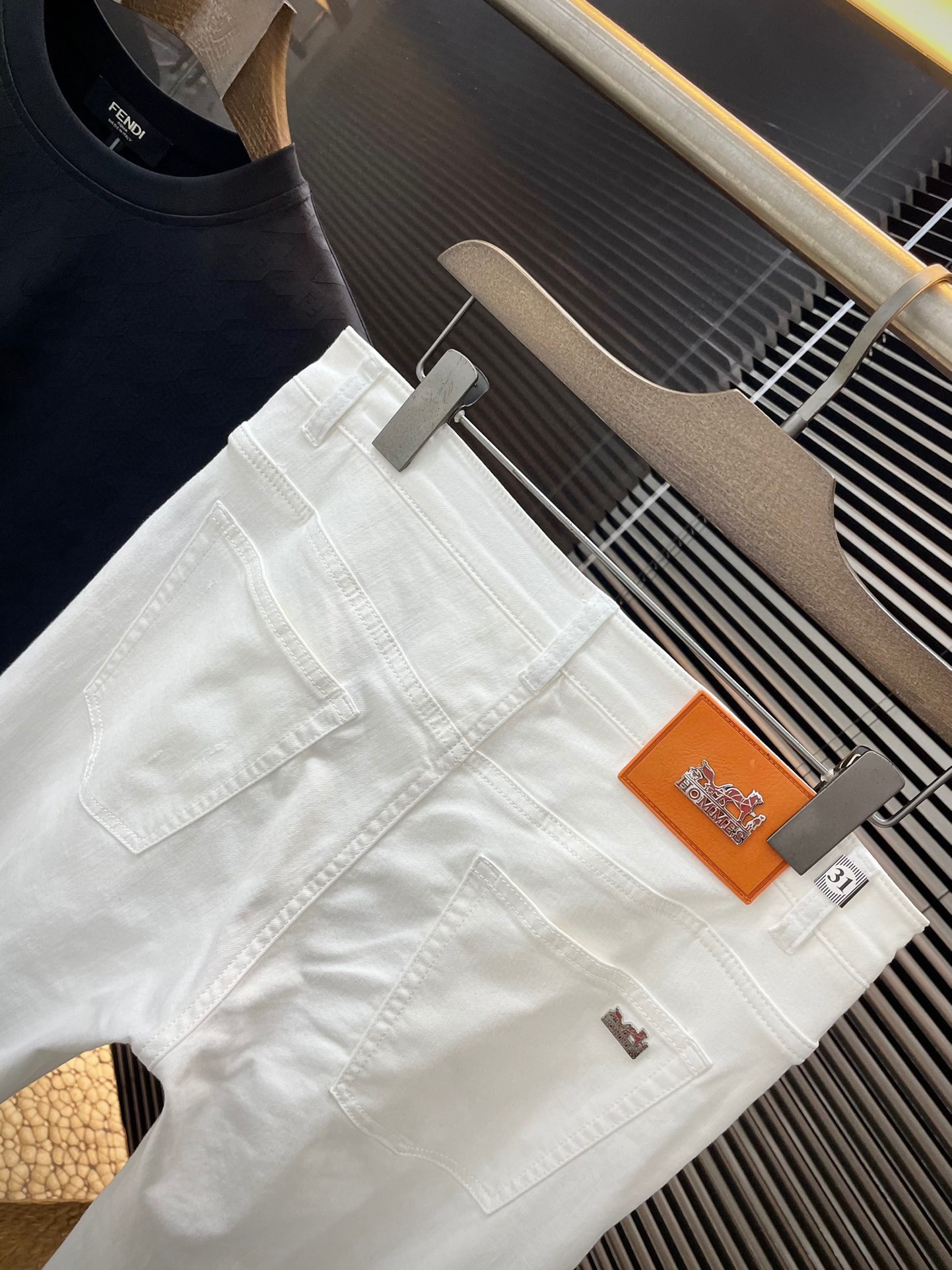 Hermes Summer 2025 Jeans: Italian Cowboy Fabric, Comfortable Fit, Stylish Design - 图片 7