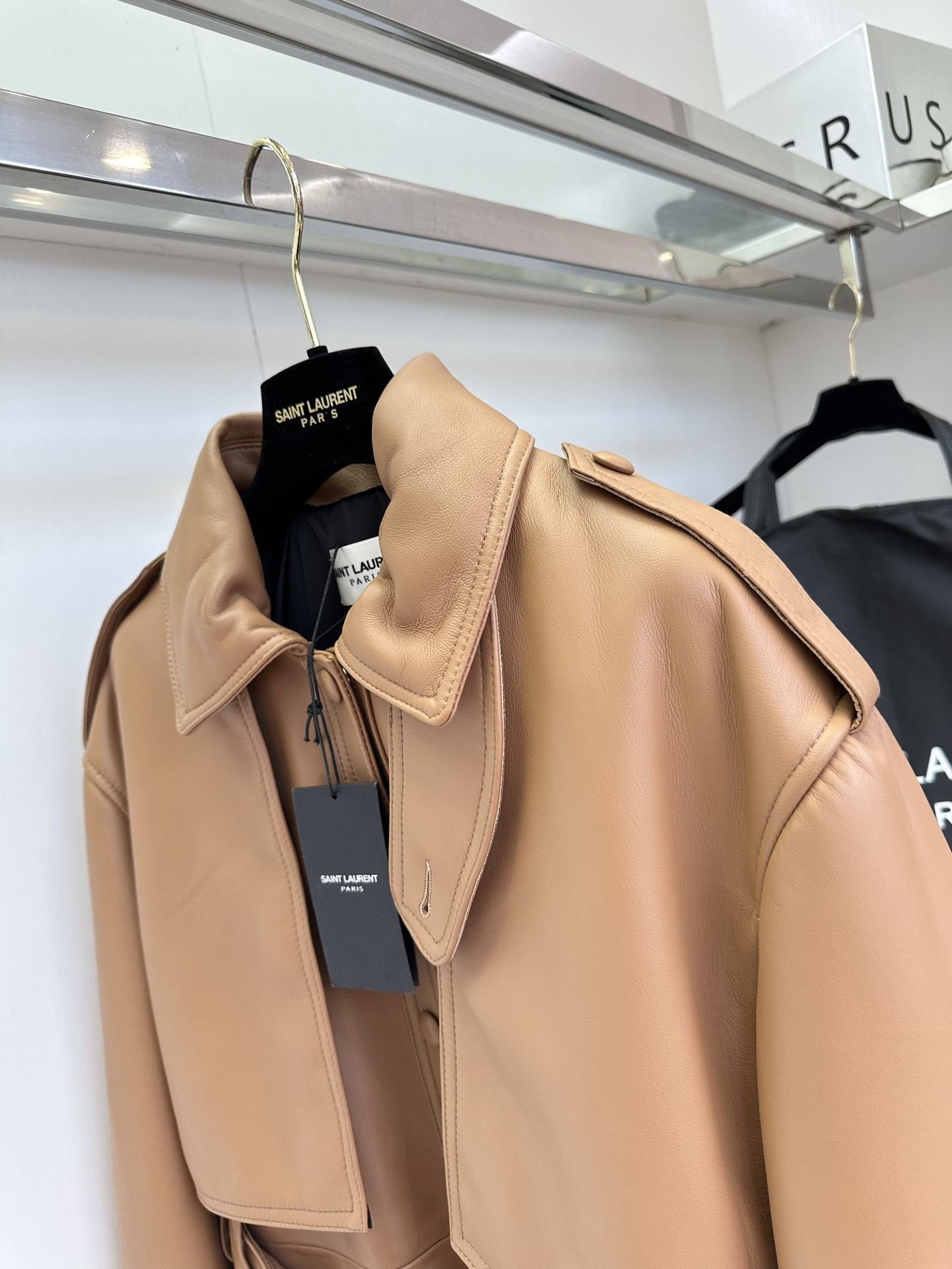 Women's Lambskin Leather Jacket - Utility Style with Belted Waist 7 i1752303764 3320 5
