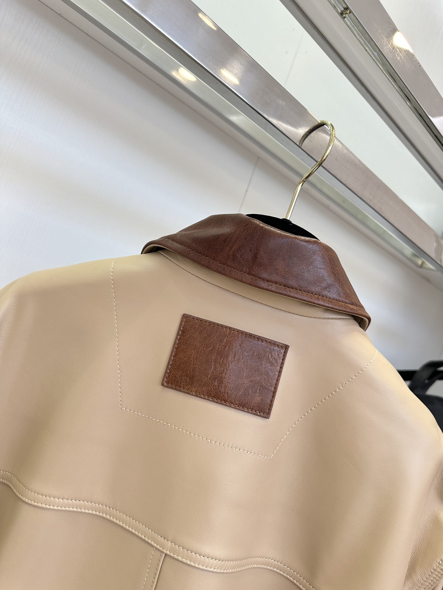 Acne Studios Inspired Sheepskin Leather Jacket - Vintage Workwear Style 8 i1752303900 9982 6