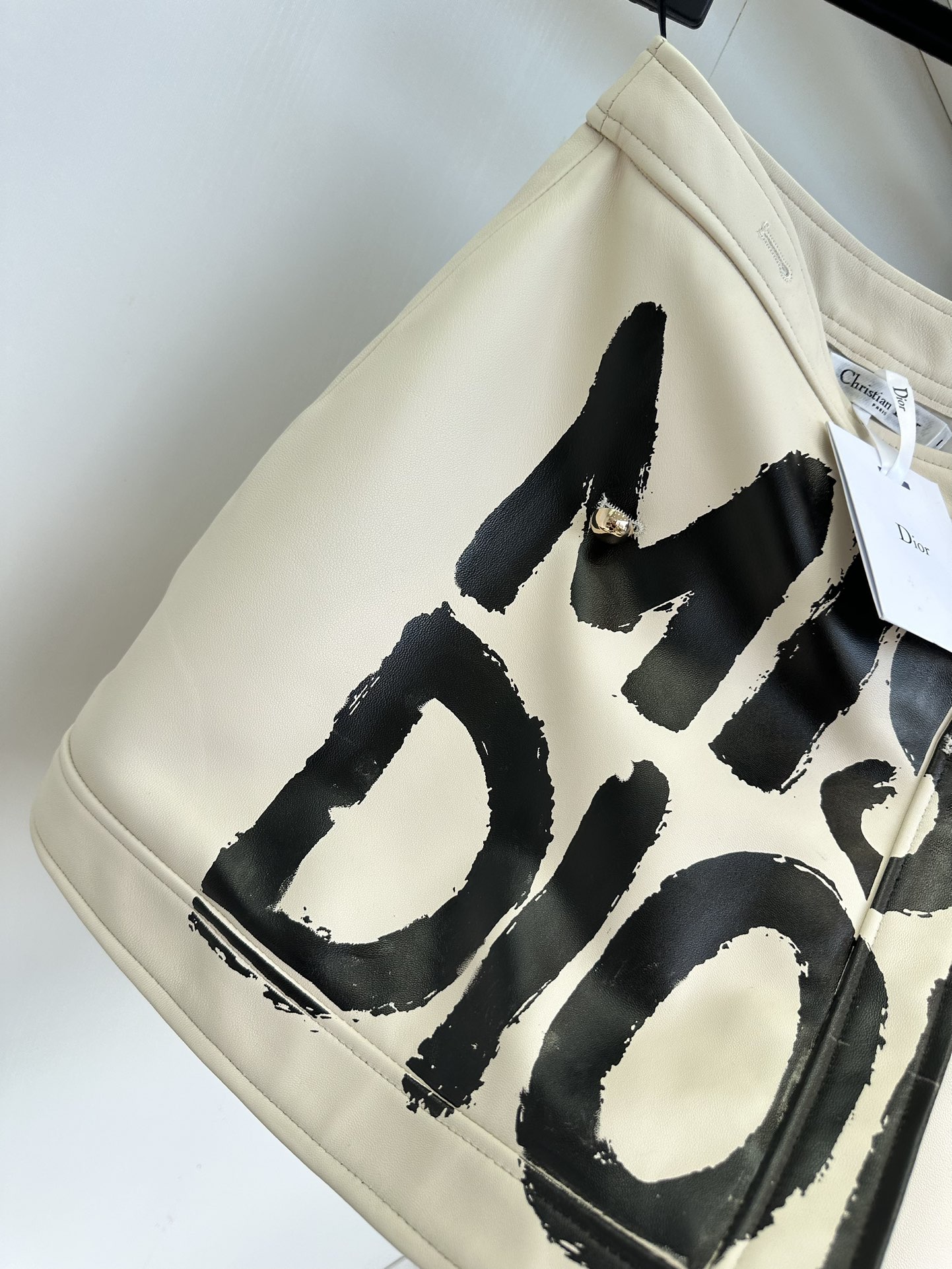Miss Dior Graffiti Print A-Line Lambskin Skirt - Chic & Elegant 8 i1752304363 4429 6