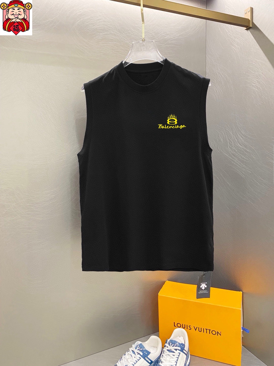 Balenciaga 品牌【BALENCIAGA 巴黎世家】2025夏季新品背心T袖 简约款式 任何人都可以轻松驾驶 进口定制丝光棉面料 手软舒适有型 吸汗透气