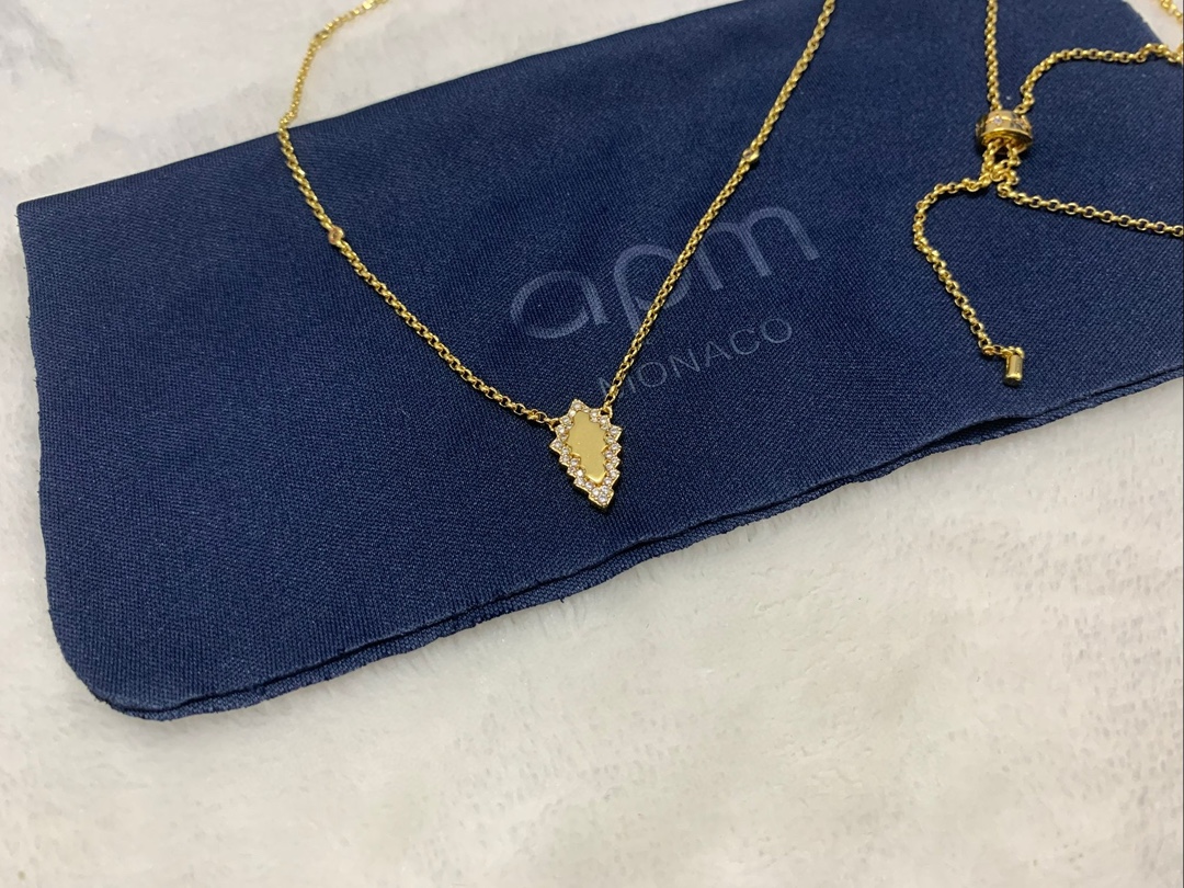  APm Monaco Éclat可调节项链密镶细节感高级设计饰品礼物. 