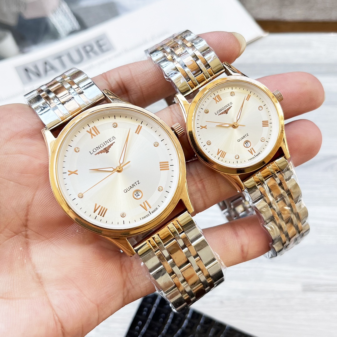 NO:339136,White shell, gold shell, steel belt 20 Longines Couple watch original imported quartz movement mineral glass mirror 316L stainless steel case diameter men 40mm women 30mm thick 8mm If today's sunlight stops its dazzling light, then your smile will illuminate my whole world, longines19860909白壳、金壳、钢带20  浪琴 情侣腕表原装进口石英机芯 矿物质玻璃镜面 316L精钢表壳直径男40mm女30mm 厚8mm如果今天的阳光停止了它耀眼的光芒.那么你的一个微笑,将照亮我的整个世界,,longines,Watch