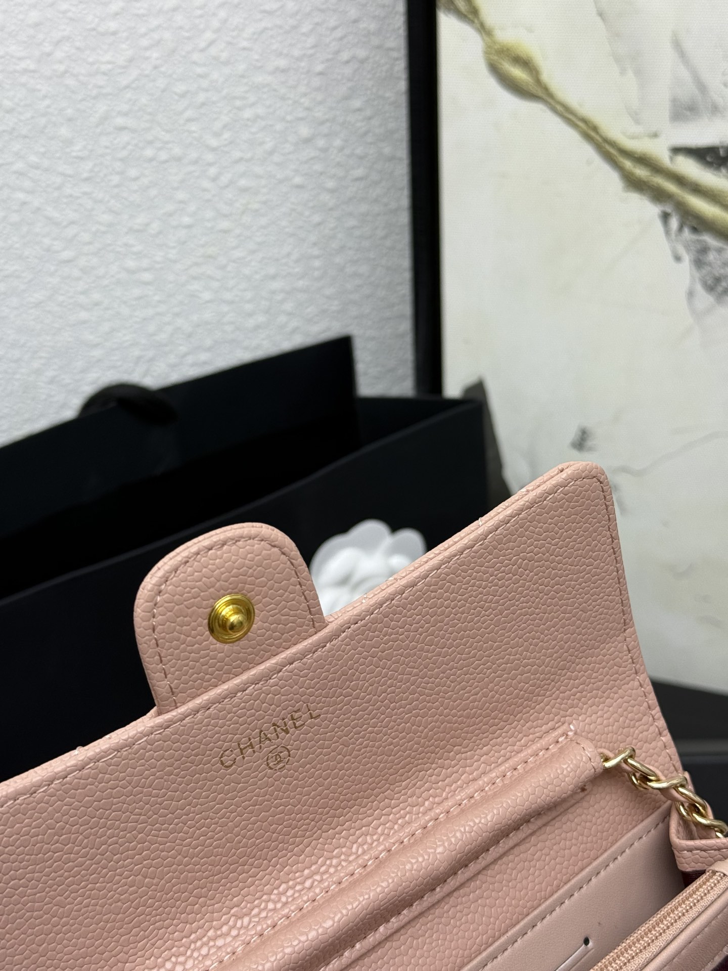 Chanel 经典CF長款チェーンバッグ - おしゃれな格子模様と大容量