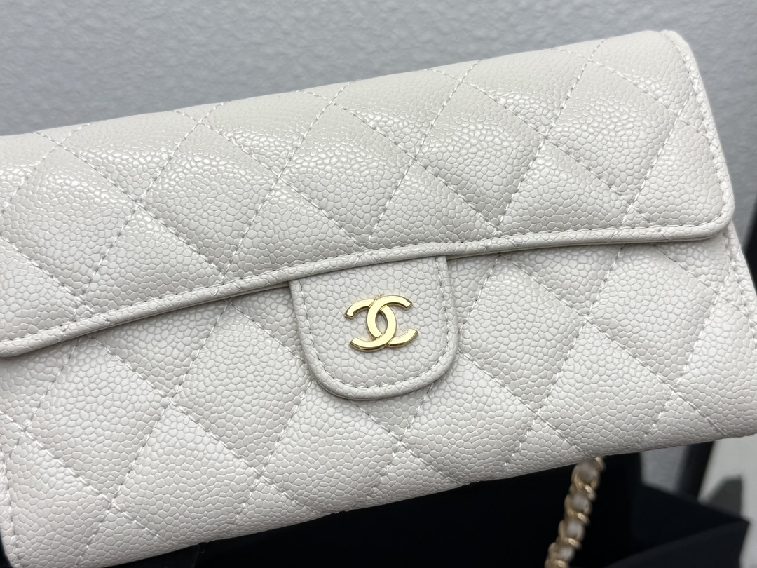 CHANEL 经典CF長款チェーンショルダーバッグ - 大容量でスタイリッシュ