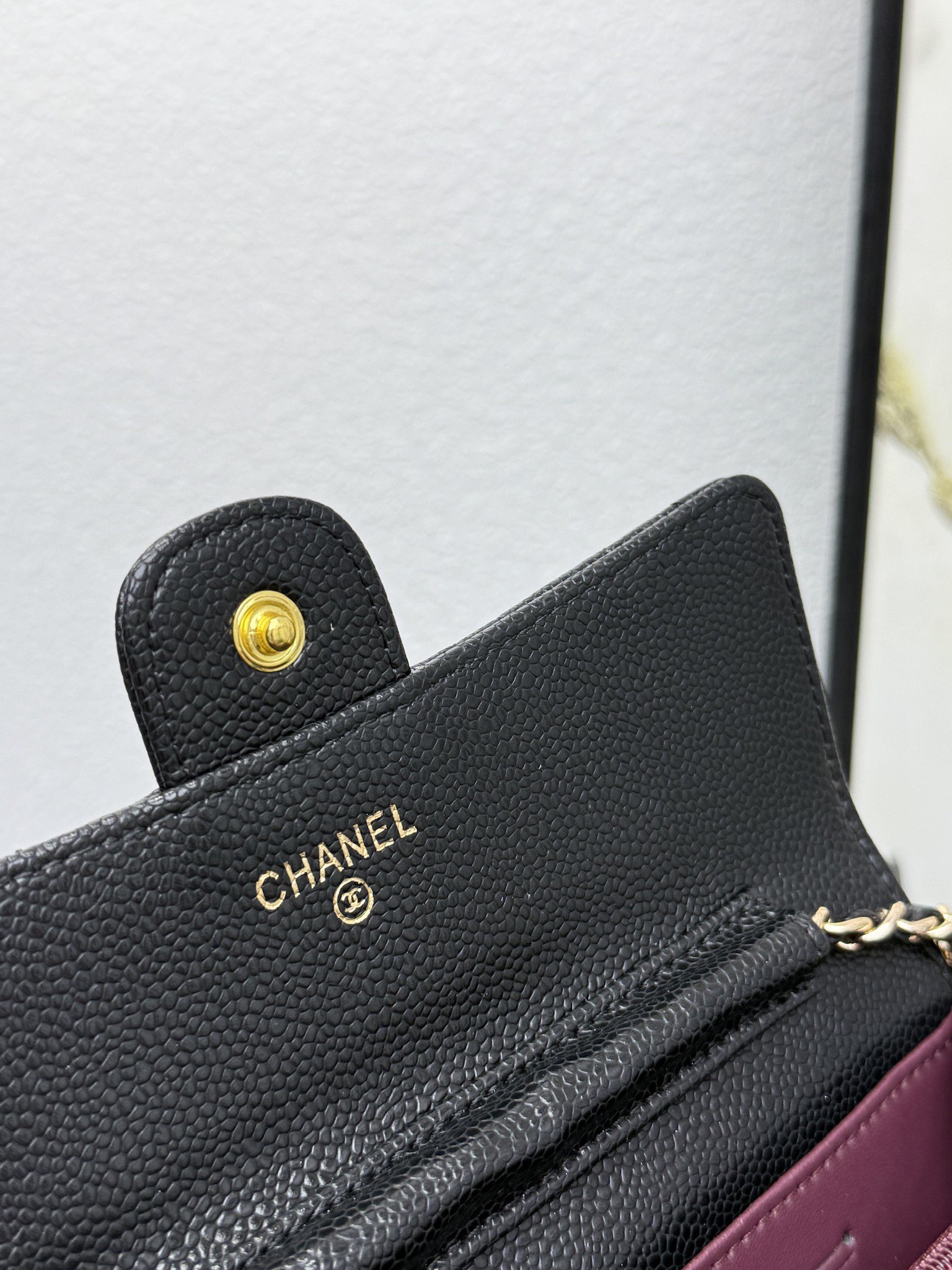 CHANEL 经典CF長款チェーンショルダーバッグ - スタイリッシュな格子模様