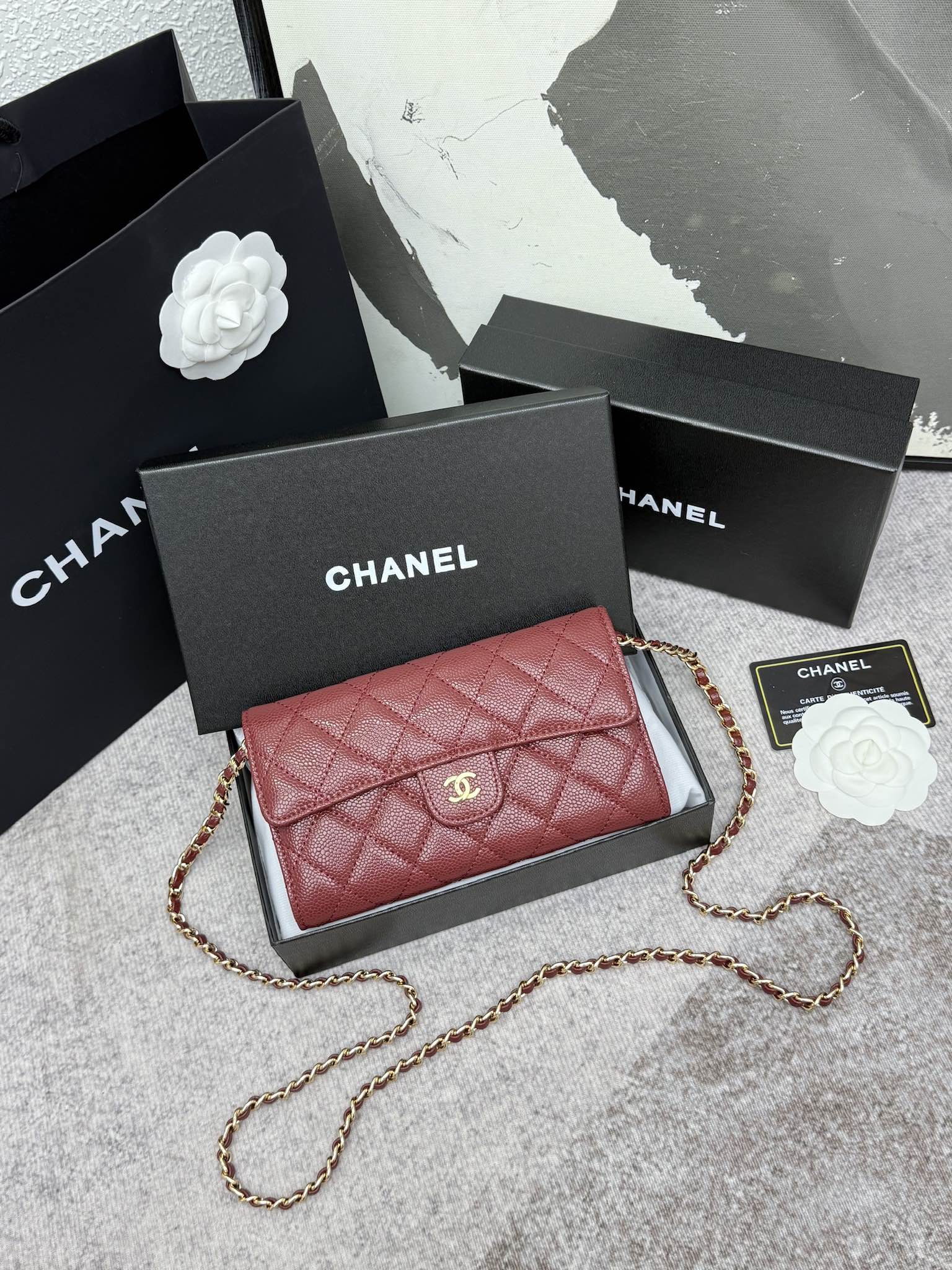 CHANEL 经典CF長款チェーンバッグ - スタイリッシュで大容量