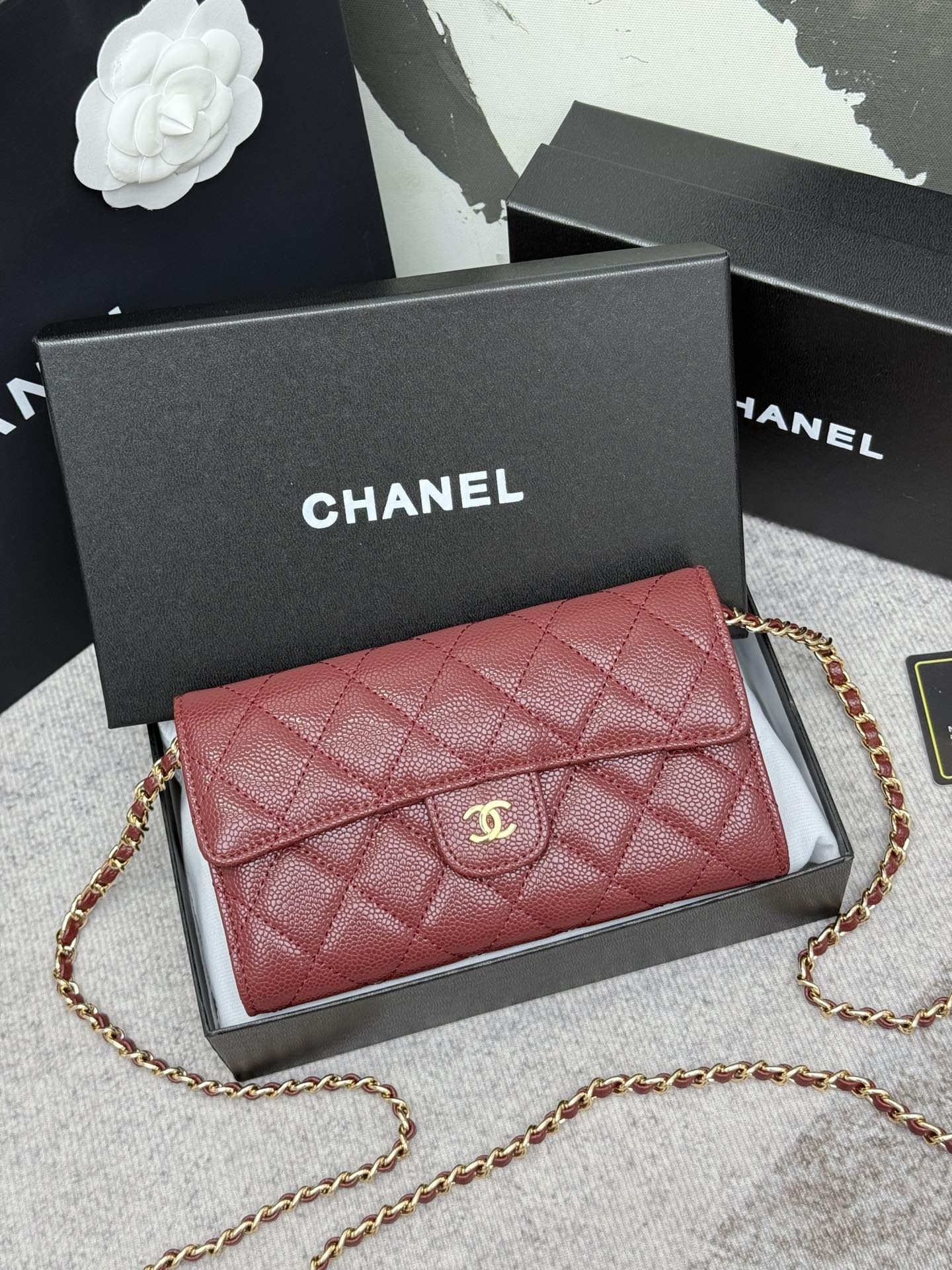 CHANEL 经典CF長款チェーンバッグ - スタイリッシュで大容量
