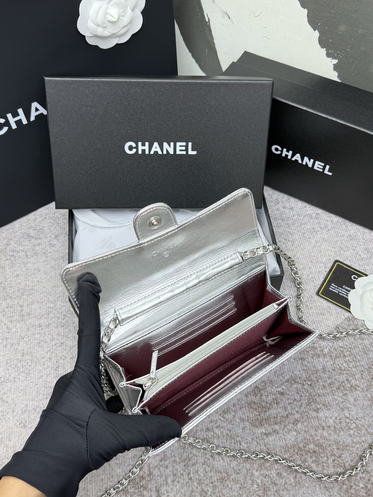 CHANEL 经典CF長款チェーンバッグ - スタイリッシュなデザインと大容量