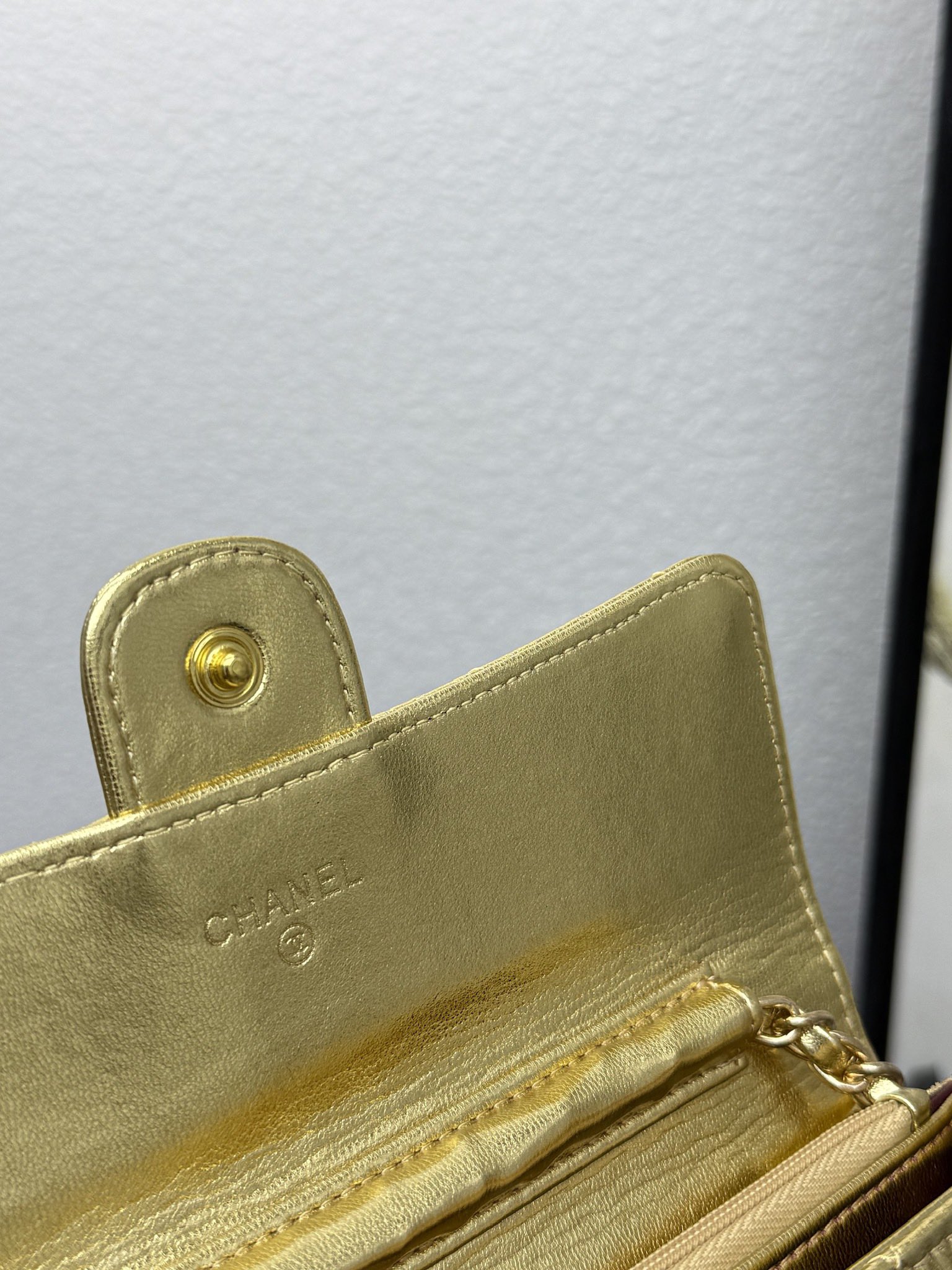 CHANEL 经典CF長款チェーンショルダーバッグ - スタイリッシュな格子模様と大容量