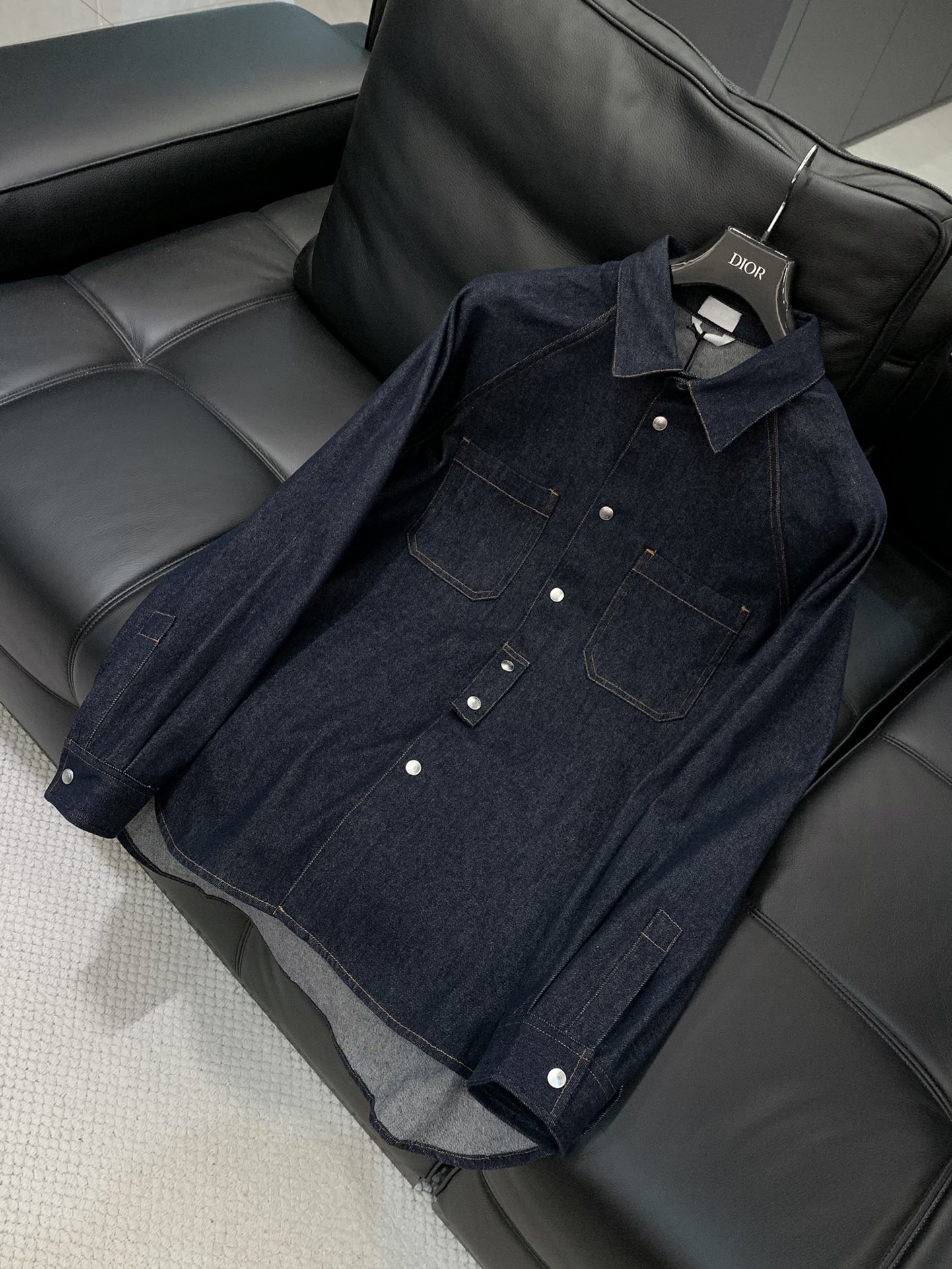 2025 Spring New Dior Diau Fashion Cowboy Suits with Imported Fabric - 图片 3