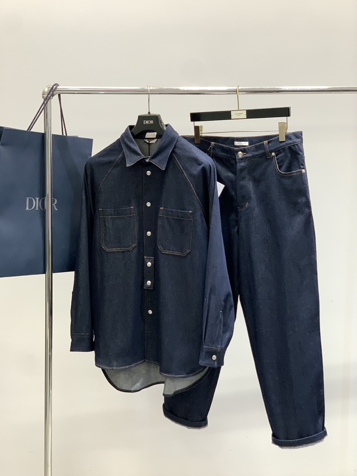 2025 Spring New Dior Diau Fashion: Top-Grade Cowboy Suits with Unique Designs - 图片 9