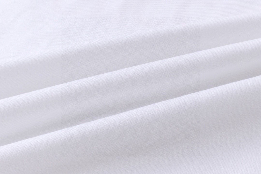 古驰/Gucci 夏季新品 经典字母拼色印花圆领短袖T恤 黑色/白蓝/海军蓝