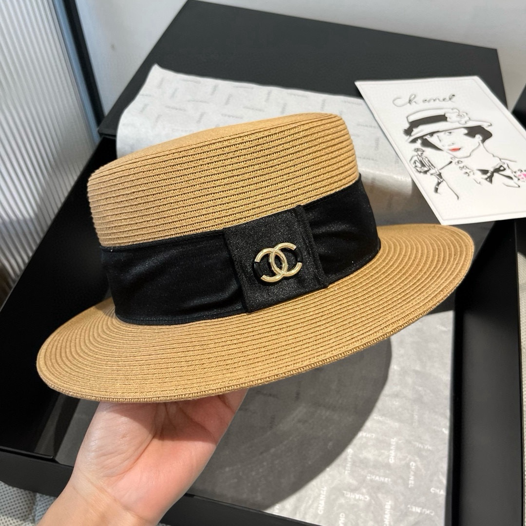 NO:356479,Chanel Chanel top hat, super beautiful hat, head circumference 57cm hat, straw hat, fisherman hat, baseball hat, hat, chanel, chanel, espadrilles, hatsChanel香奈儿平顶礼帽,帽型超级好看,头围57cm帽子草帽渔夫帽棒球帽,帽子,chanel,chanel,espadrilles,hats,hat
