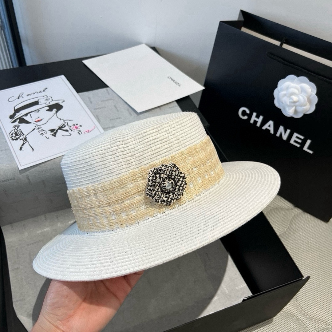 NO:356353,Chanel Chanel top hat, PP straw hat, head circumference 57cm hat, straw hat fisherman hat baseball hat, hat, chanel, chanel, espadrilles, hatsChanel香奈儿平顶礼帽,PP草帽,头围57cm帽子草帽渔夫帽棒球帽,帽子,chanel,chanel,espadrilles,hats,hat
