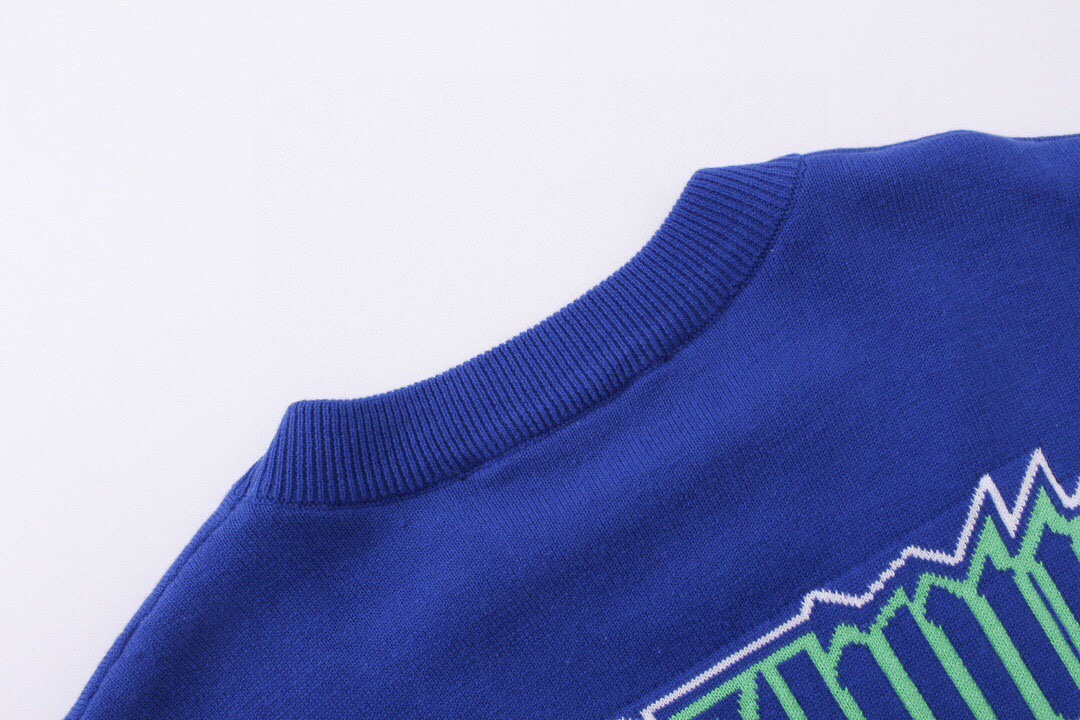 路易威登/Louis Vuitton 夏季新款 蓝白拼接复古字母针织圆领短袖 蓝色-Chinese UA Cheap High Quatity Brand Clothes Bags handbags Sneakers wholesale wholesaler seller from China Factory suppliers Fashion Clothing Shoes best Quality Beautiful Price 路易威登/Louis Vuitton 夏季新款 蓝白拼接复古字母针织圆领短袖 蓝色