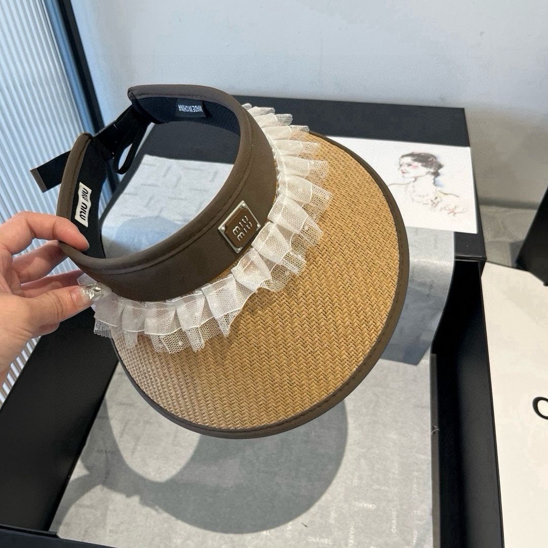 NO:355889,Miumiu Miu new style headband sun hat straw hat fisherman hat baseball hat, hat, miumiu, espadrilles, hatsmiumiu缪缪新款发箍遮阳帽帽子草帽渔夫帽棒球帽,帽子,miumiu,espadrilles,hats,hat