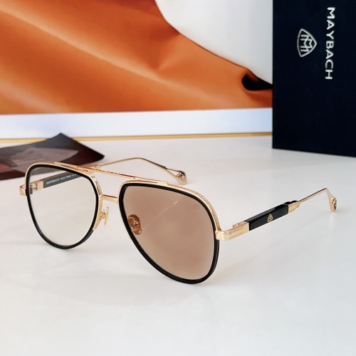 Maybach The E Sunglasses Gold Frame With Brown Lens, 60mm 1 Maybach The E Sunglasses Gold Frame With Brown Lens, 60mm