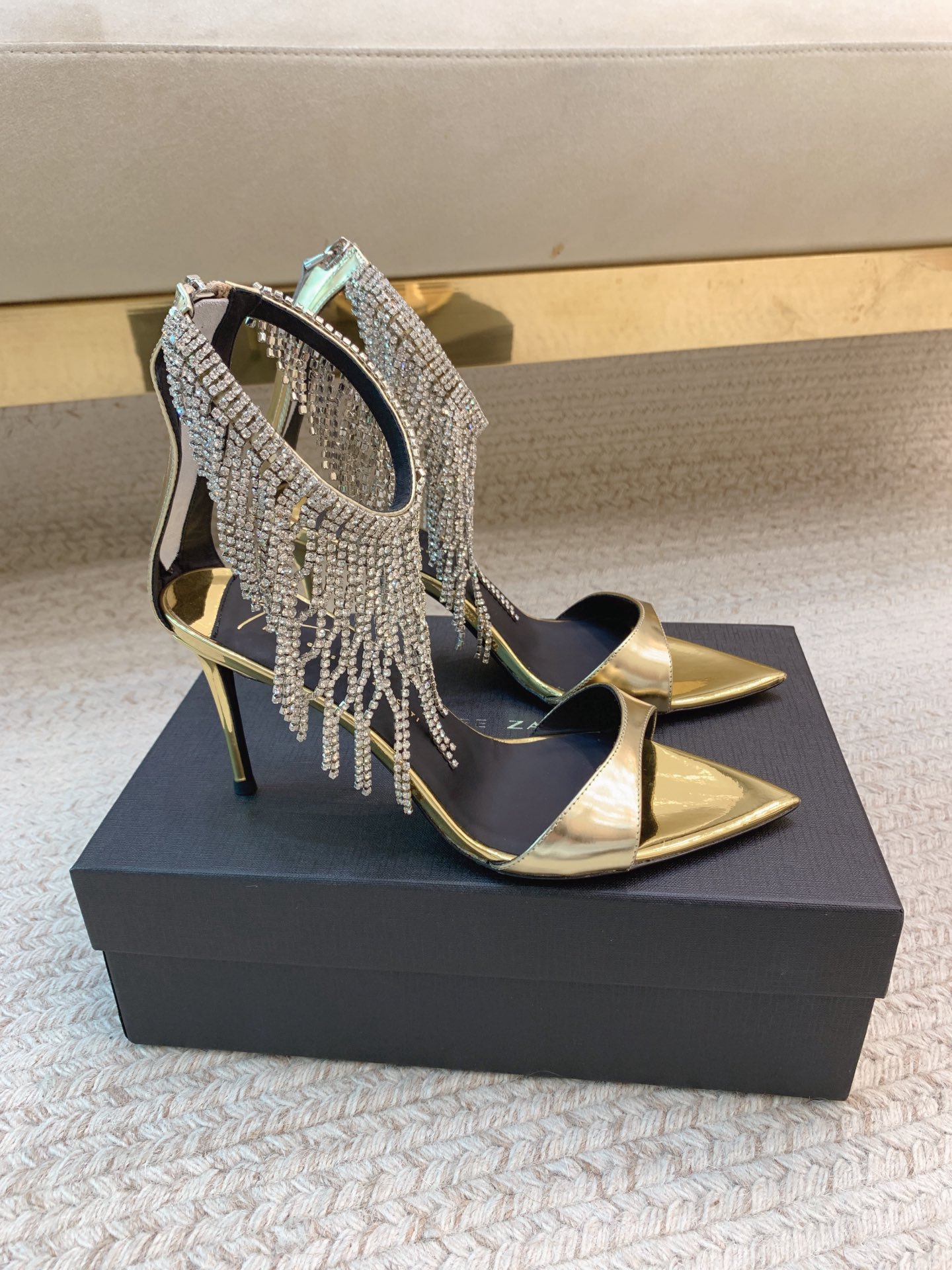 Luxury Crystal Chain Heels: Giuseppe Zanotti SS25 Collection Overview