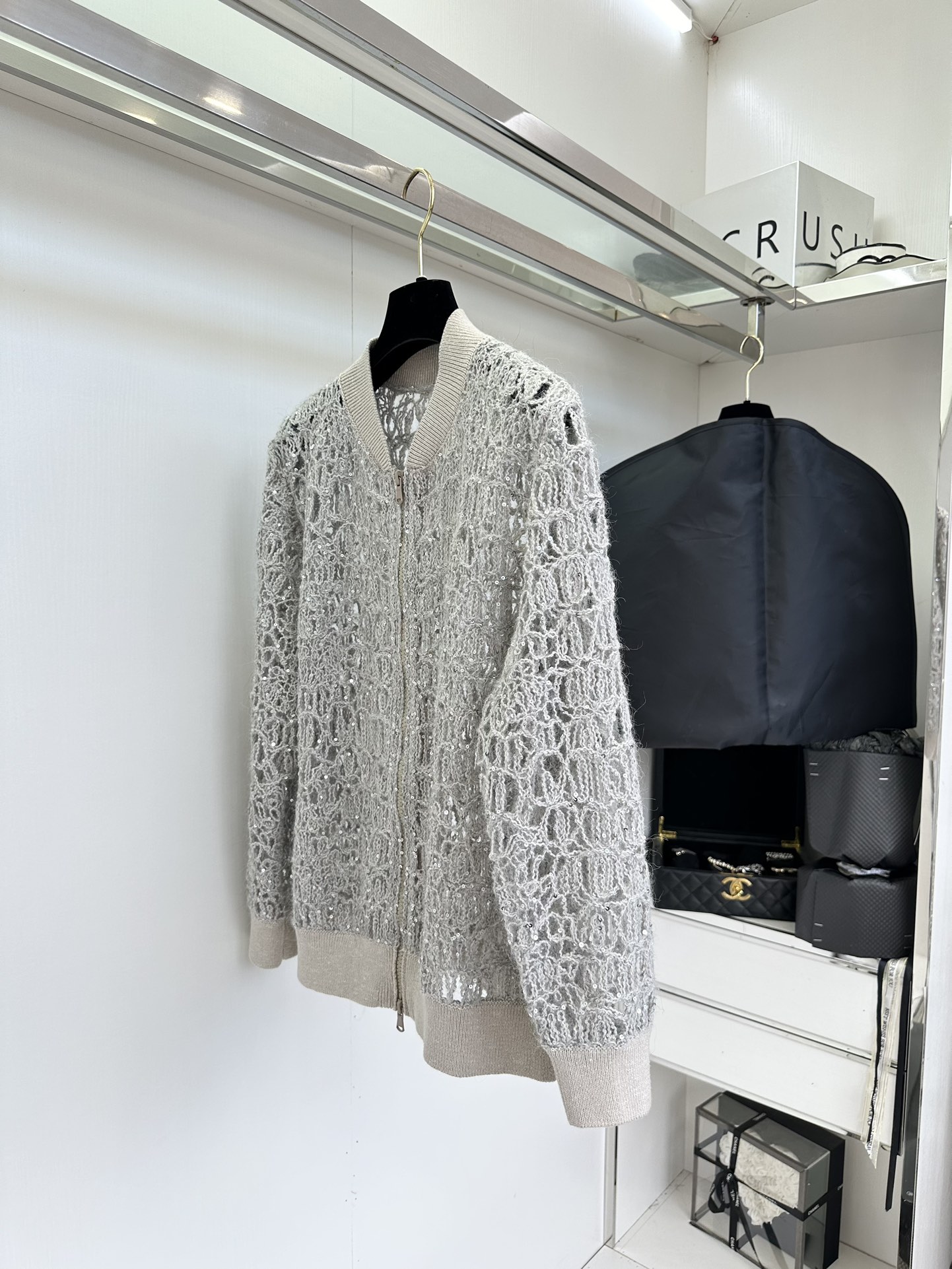 Elegant Knit Cardigan with Glittering Sequins - Comfortable & Stylish 4 i1752433243 3148 2
