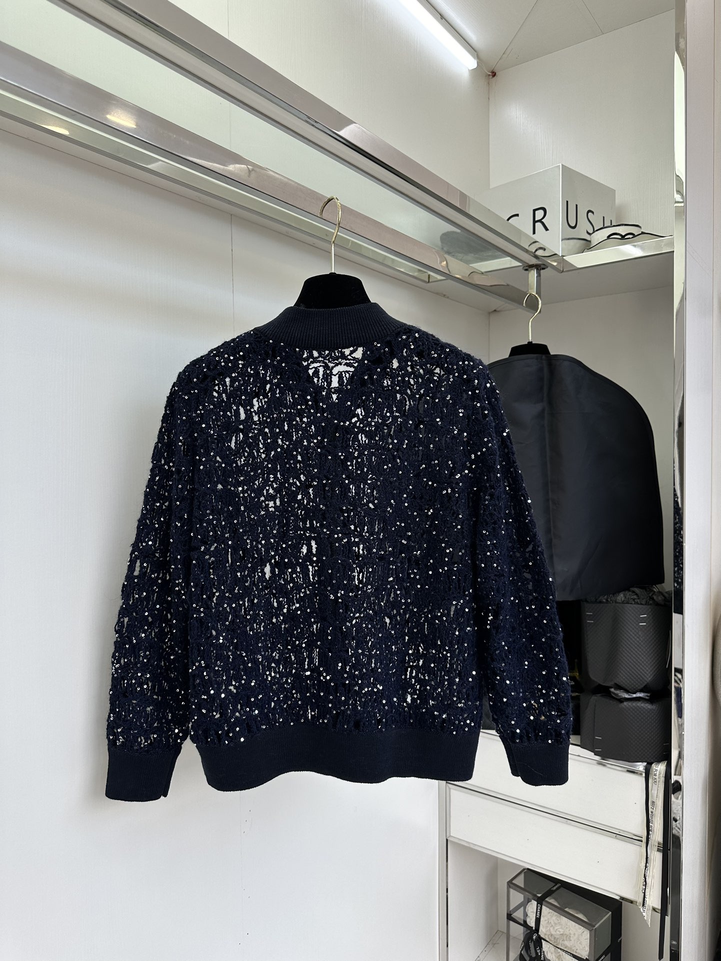 Elegant Knit Cardigan with Glittering Sequins - Comfortable & Stylish 9 i1752433243 5842 7