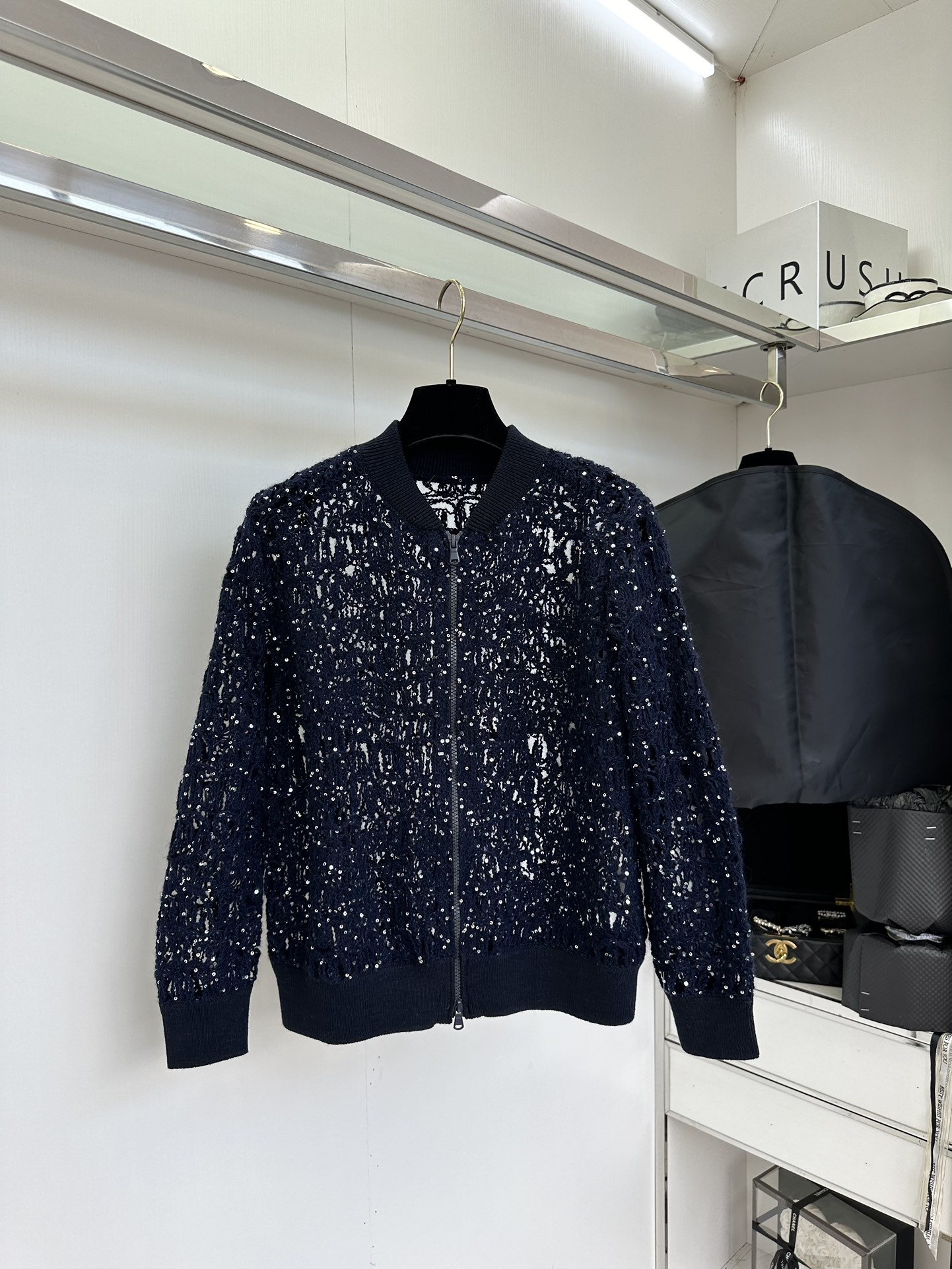 Elegant Knit Cardigan with Glittering Sequins - Comfortable & Stylish 7 i1752433243 7892 5