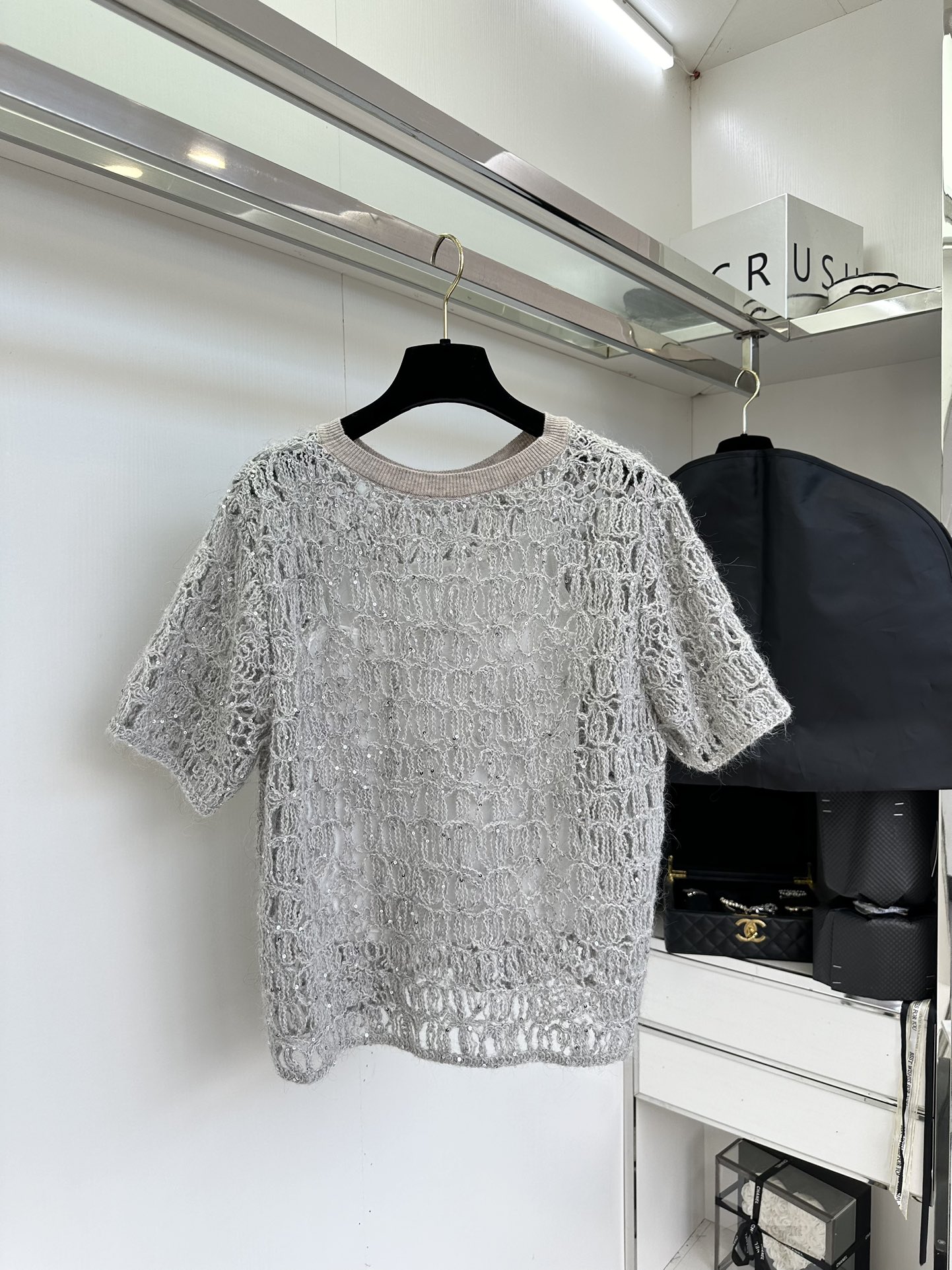 Elegant Knit Top with Glitter Yarn - Comfortable & Stylish Fall Fashion 2 i1752433362 9603 0