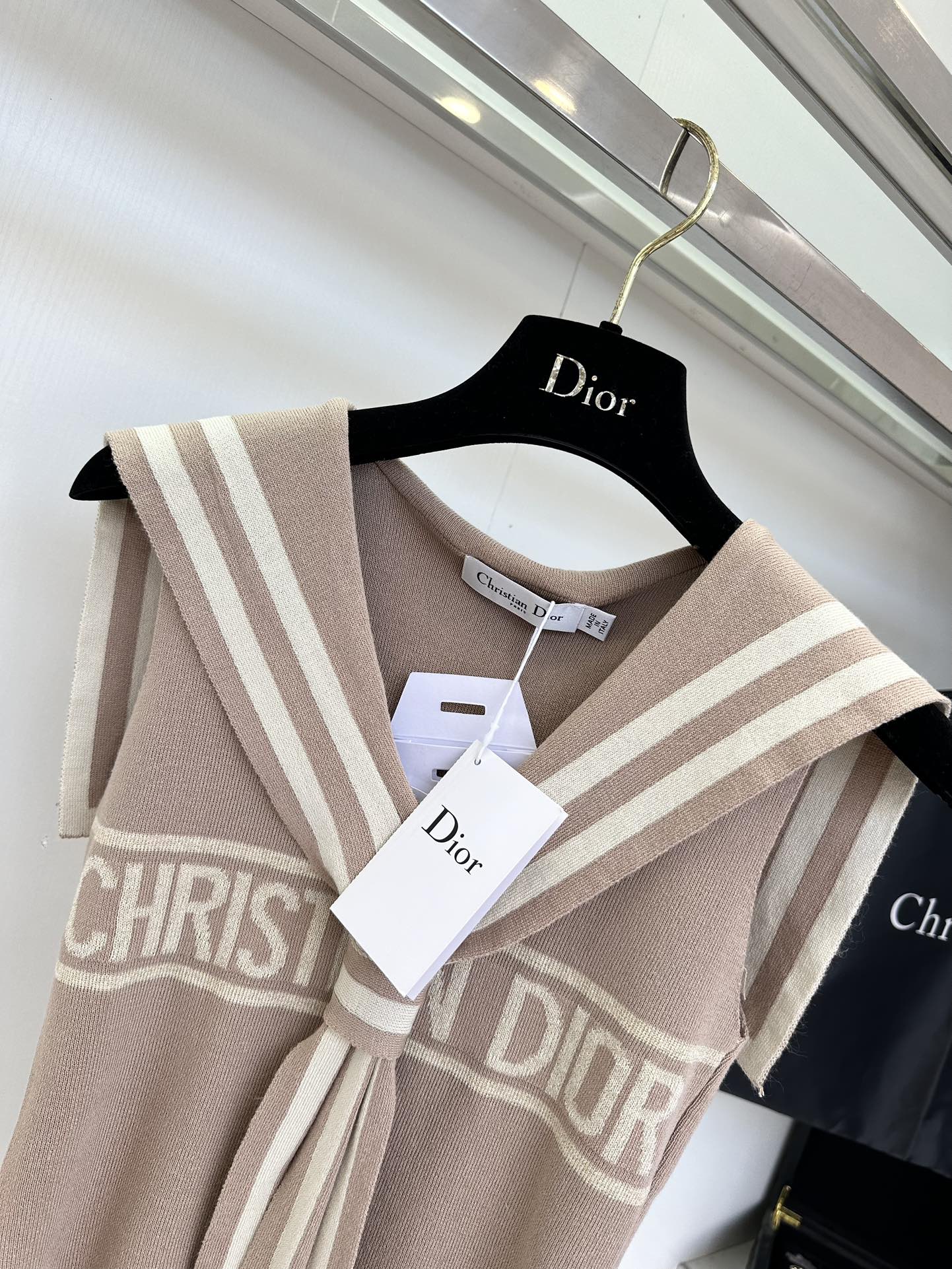 Striped Knit Vest with Shawl Collar - Korean Style Charm & Comfort 7 i1752433942 4955 5