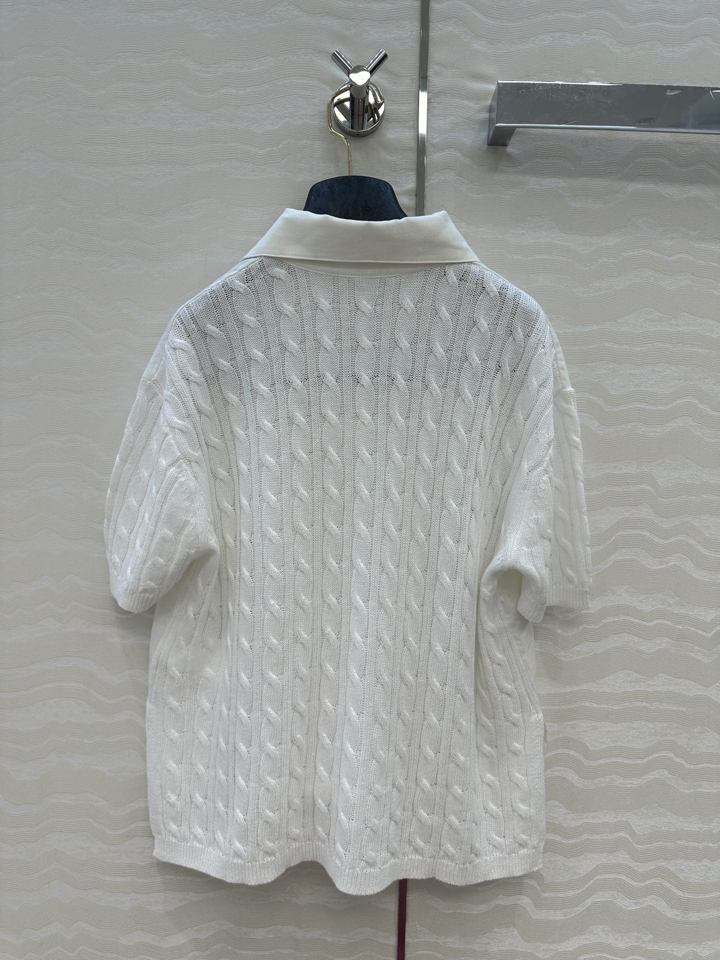 独家首发！原单品质❤️Max高智感穿搭！刺绣字母口袋优雅翻领衬衫！拼接针织设计亚麻面料质感轻盈舒适。气质