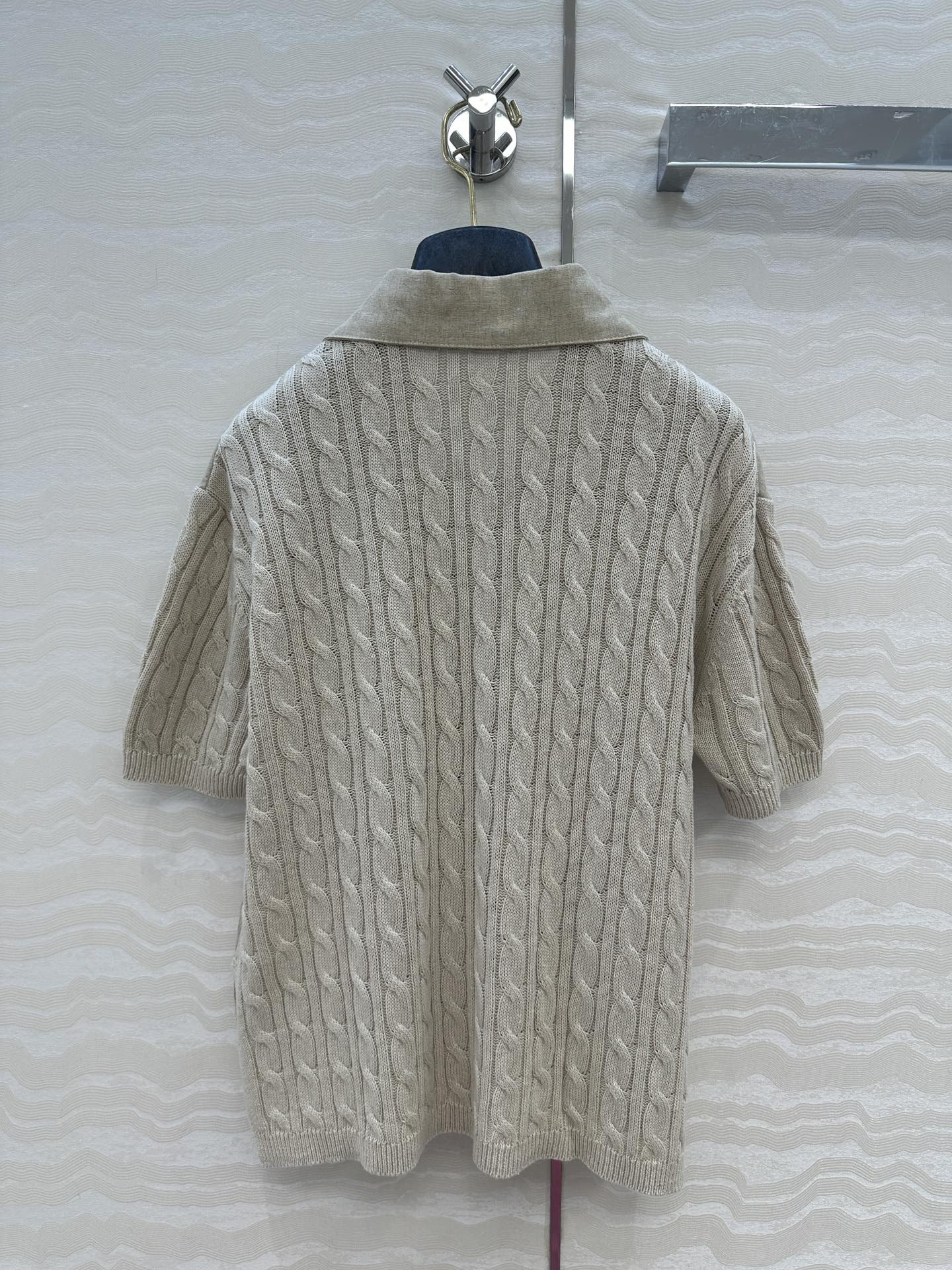 独家首发！原单品质❤️Max高智感穿搭！刺绣字母口袋优雅翻领衬衫！拼接针织设计亚麻面料质感轻盈舒适。气质