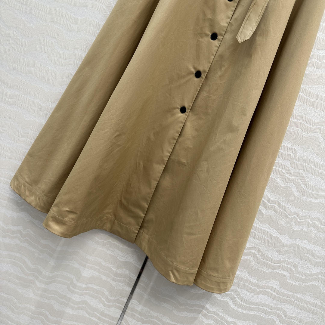 独家首发❤️高端品质missD减龄少女穿搭长半裙！斜纹棉大伞裙！进口100%纯棉面料质感轻盈细腻，系腰带