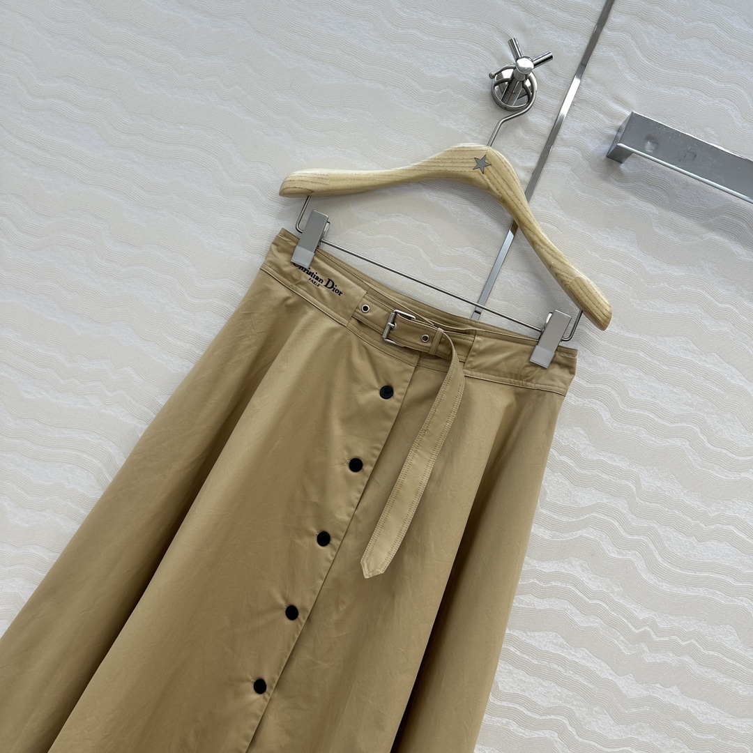 独家首发❤️高端品质missD减龄少女穿搭长半裙！斜纹棉大伞裙！进口100%纯棉面料质感轻盈细腻，系腰带