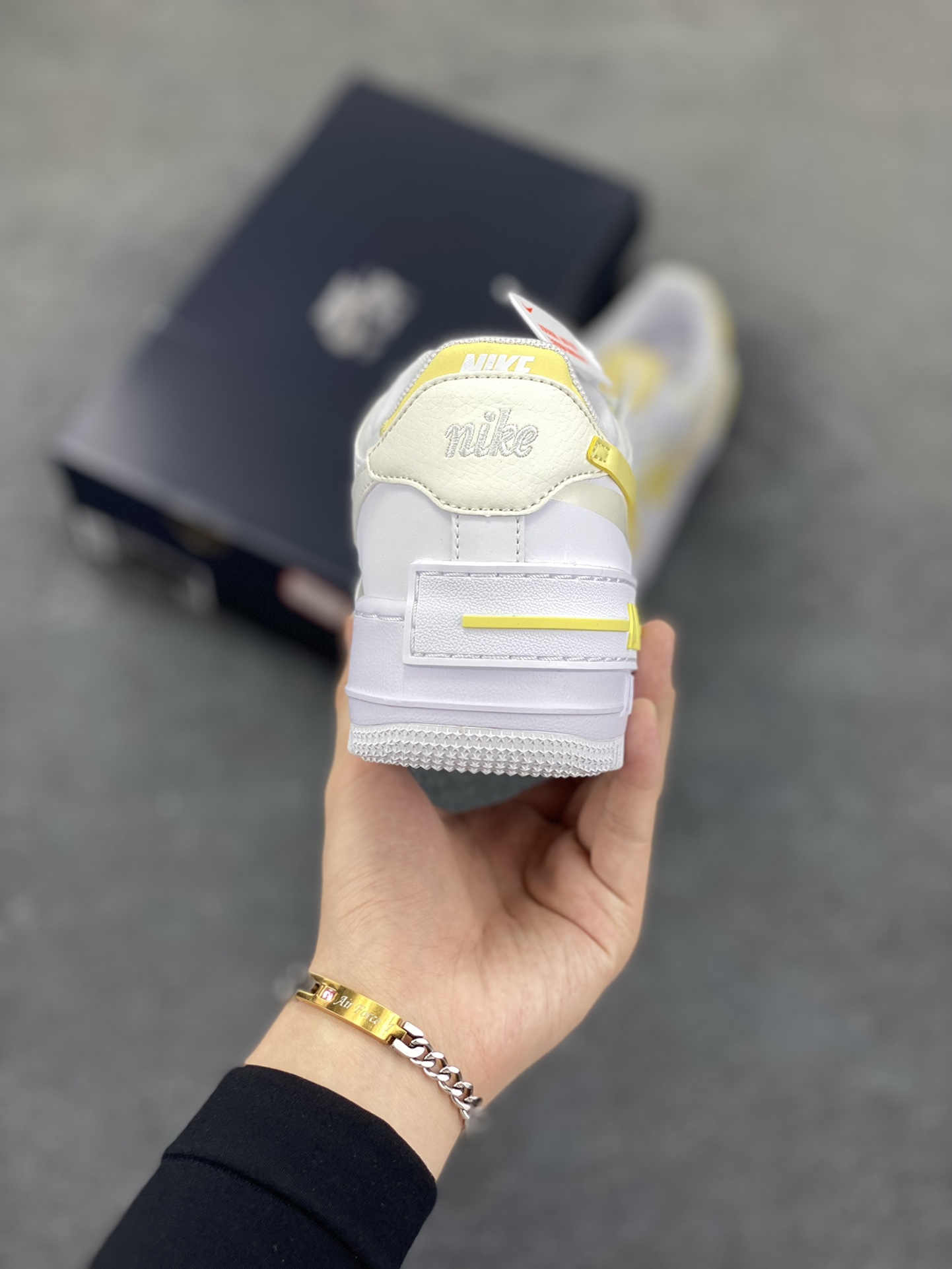 图片[4]-NK Air Force 1 Shadow 轻量增高低帮百搭板鞋\”拼接马卡龙\” 全新少女系解构主义设计双层轻量EVA发泡中底+防滑RB橡胶外圈底鞋底 原楦头原纸板 打造纯正空军版型 专注外贸渠道 全掌内置蜂窝气垫 原盒配件 原厂中底钢印、拉帮完美 货号： CI0919-122 尺码：35.5 36 36.5 37.5 38 38.5 39 40 40.5 41 42-选品中心