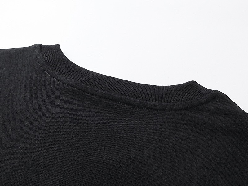 古驰/Gucci 夏季新款 经典红绿拼色印花圆领短袖T恤 白色/黑色