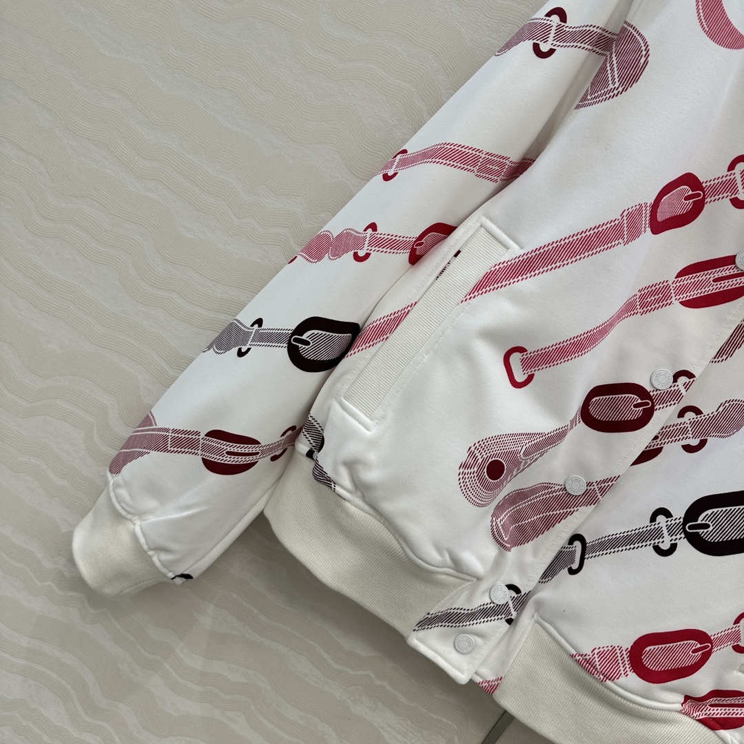 独家首发❤️原单品质H运动套装！Coachinng Remix系列印花泽西棉夹克外套！减龄运动少女棒球夹