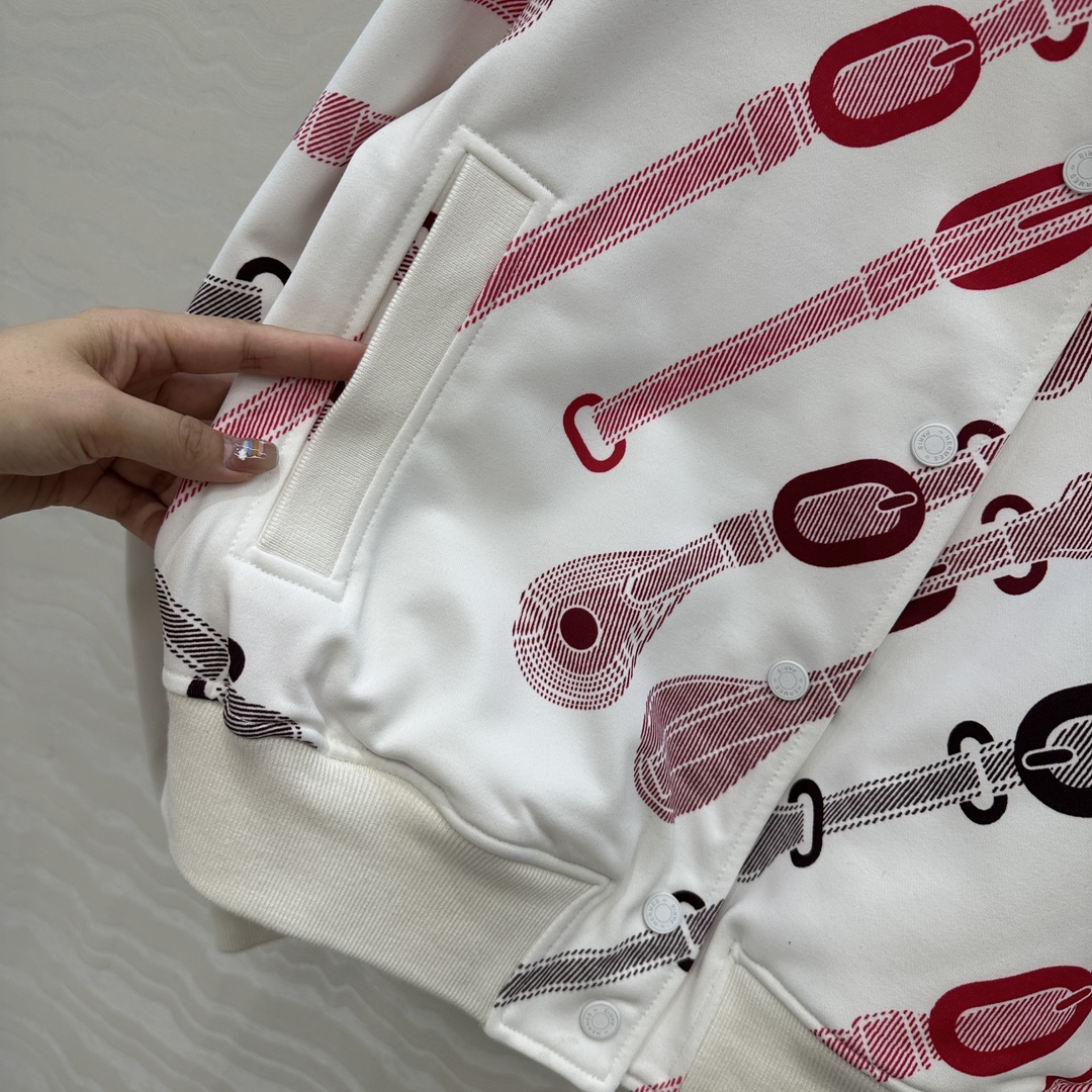 独家首发❤️原单品质H运动套装！Coachinng Remix系列印花泽西棉夹克外套！减龄运动少女棒球夹