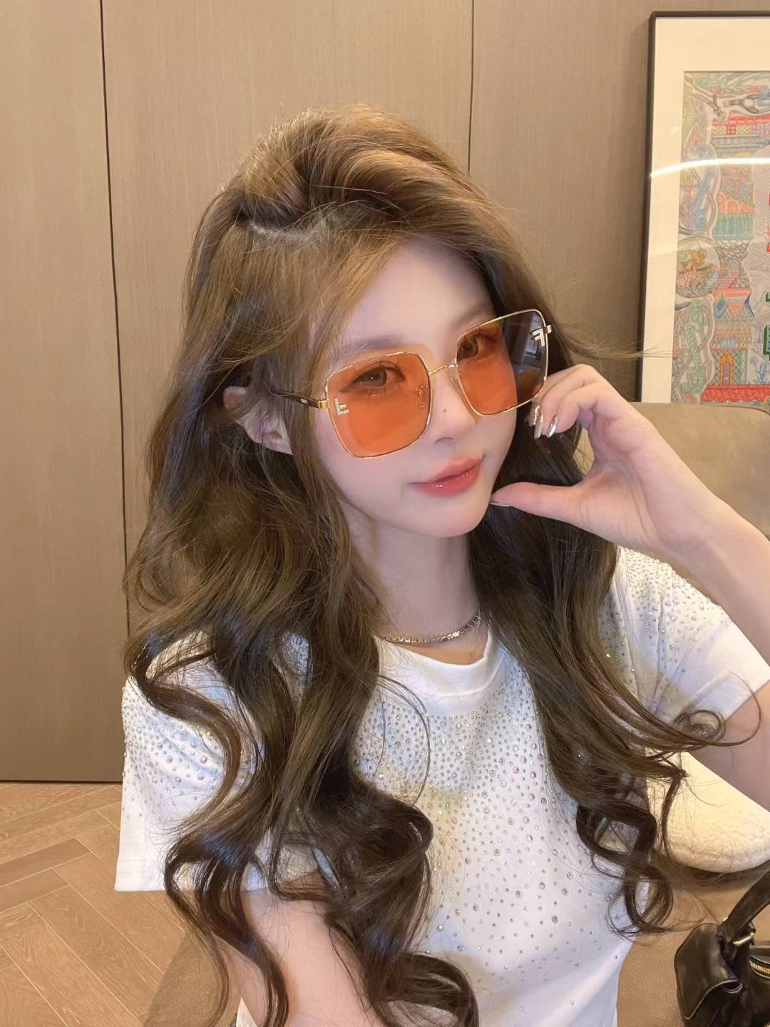 NO:367099,FEND*MODEL: FE4076USIZE: 58-glasses, sunglasses, glasses, fendi19860909FEND*MODEL: FE4076USIZE:58口18-眼镜墨镜太阳镜,眼镜,fendi,glasses