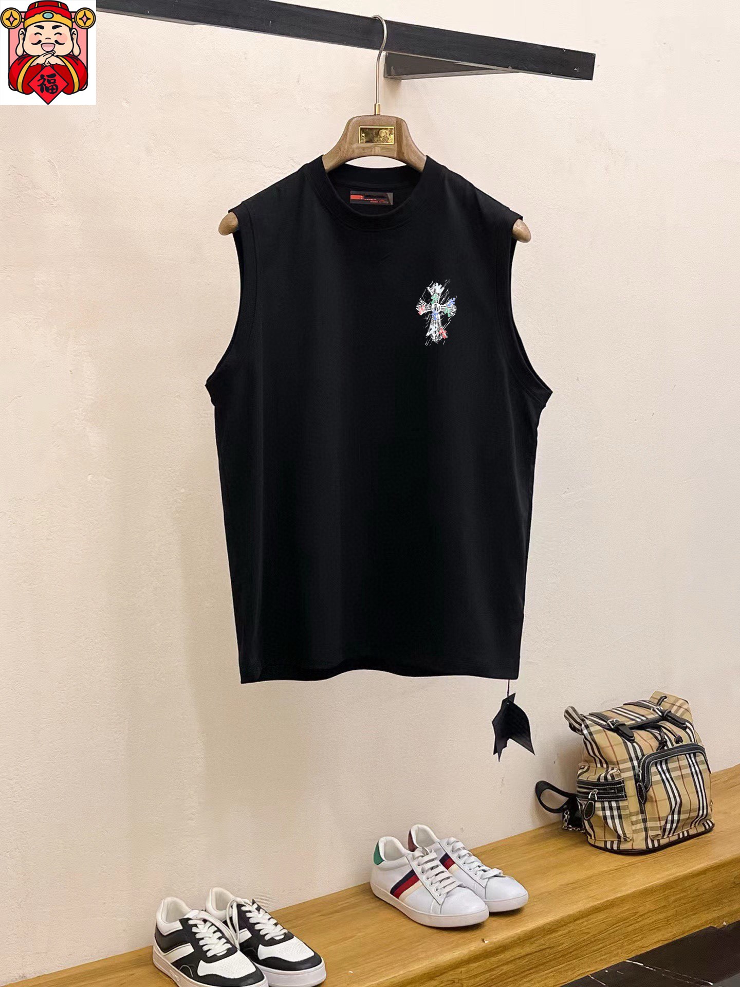 Chrome Hearts 品牌【ChampionHearts 克罗心】2025夏季新品背心T袖 简约款式 任何人都可以轻松驾驶 进口定制丝光棉面料 手软舒适有型 吸汗透气