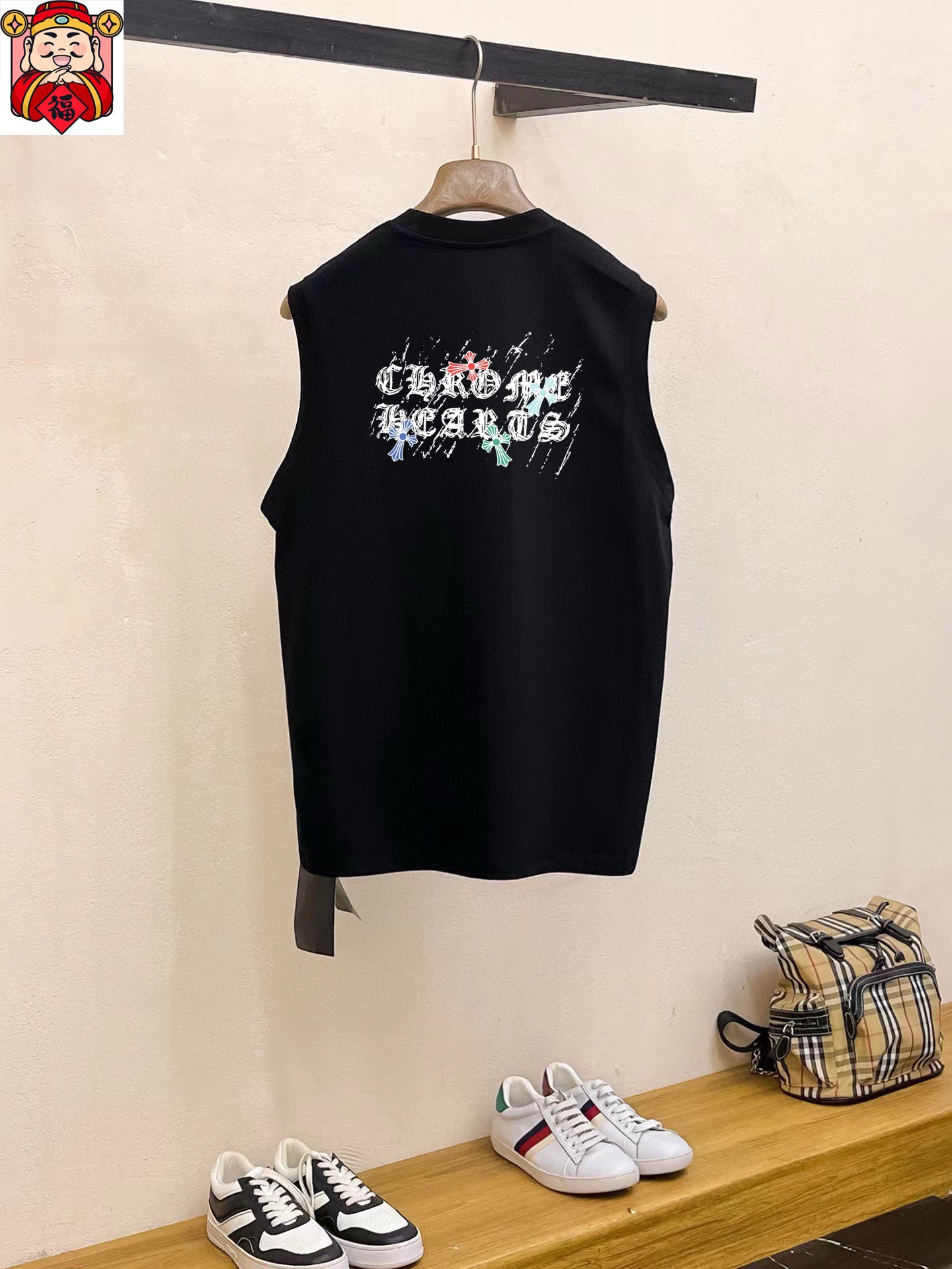 Chrome Hearts 品牌【ChampionHearts 克罗心】2025夏季新品背心T袖 简约款式 任何人都可以轻松驾驶 进口定制丝光棉面料 手软舒适有型 吸汗透气