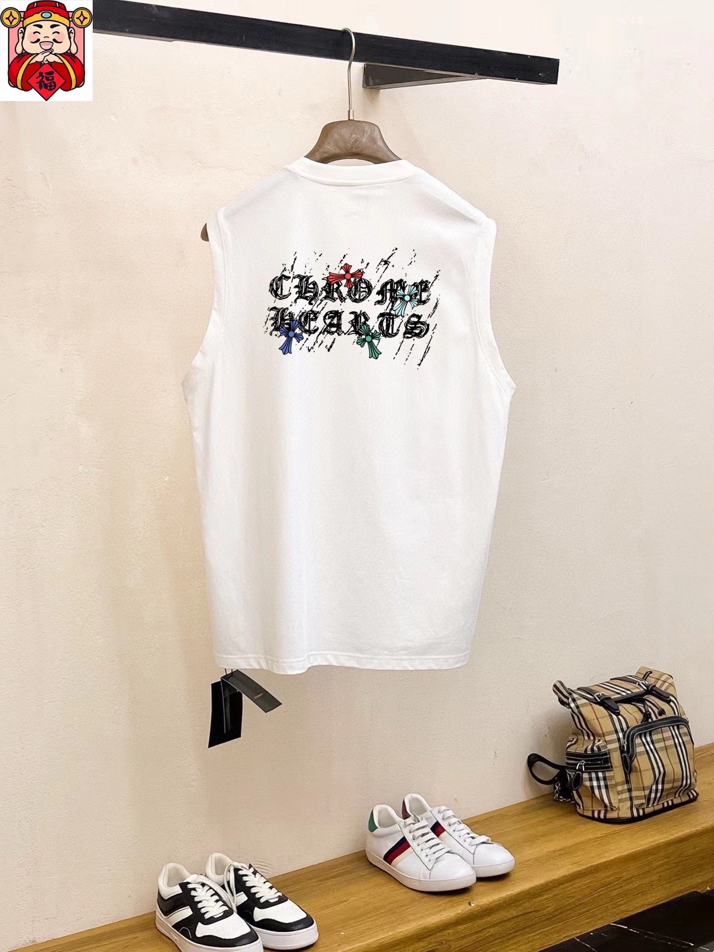 Chrome Hearts 品牌【ChampionHearts 克罗心】2025夏季新品背心T袖 简约款式 任何人都可以轻松驾驶 进口定制丝光棉面料 手软舒适有型 吸汗透气