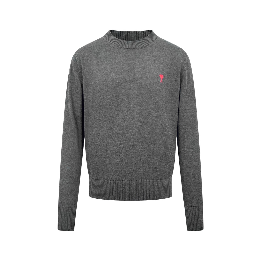 NO:459012,.Ami Paris Love Embroidery Sweater Definitely weaving luxury and extremely fine Meinuo wool Soft and delicate Comfortable skin Focus on the skin Mainly dark black A bright red love on the chest is vividly displayed on it, adding a touch of agility and playfulness. The brand is full of recognition. It is the ultimate simplification of color. It conveys the love and persistence for life. Encounter with the ultimate simplicity and a well-deserved versatile king. Craft 1 adopts imported machine embroidery technology. Use advanced computer control systems and precise mechanical components to realize Ami Love Embroidery operation. High precision. Fluid and delicate lines. Craft 2: Washing and soft deodorization process. Deep cleaning and deodorization of clothes through professional washing equipment and specific detergents. Improve the feel and appearance of clothes. Accessories Customized 1:1 Ami Trademark Size S M L XL  Exclusive, alexander wang19860909.Ami Paris 爱心刺绣针织衫 定织奢柔极细美丽诺羊毛 柔软细腻 舒适贴肤 以深邃的黑色为主色调 胸前一抹鲜红爱心跃然其上 增添了一丝灵动与俏皮 品牌辨识度十足 是色彩的极致简化 更是传递出对生活的热爱与执着 邂逅极致简约 当之无愧的百搭王者 工艺1采用进口机刺绣工艺 使用先进的计算机控制系统和精密的机械部件 实现Ami 爱心刺绣作业 精度高 线条流畅而细腻 工艺2: 成衣洗水加软去味工艺 通过专业的洗涤设备和特定的洗涤剂 对衣物进行深度清洁和去味处理 改善衣物的手感和外观 辅料 定制1:1 Ami 商标 版型 合身版型 尺码 S M L XL 独家专供,,alexander wang,Men's clothing