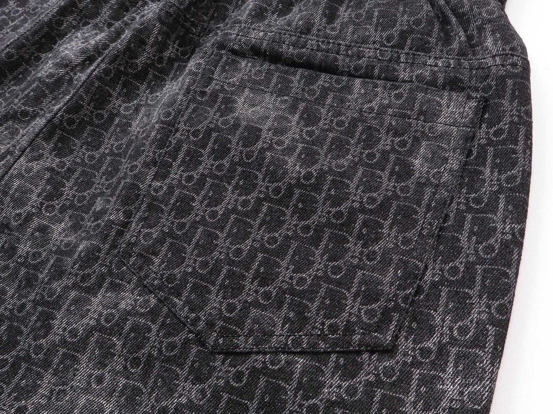 迪奥/Dior 夏季新款 老花满印字母水洗牛仔休闲短裤 半松紧牛仔裤-Chinese UA Cheap High Quatity Brand Clothes Bags handbags Sneakers wholesale wholesaler seller from China Factory suppliers Fashion Clothing Shoes best Quality Beautiful Price 迪奥/Dior 夏季新款 老花满印字母水洗牛仔休闲短裤 半松紧牛仔裤