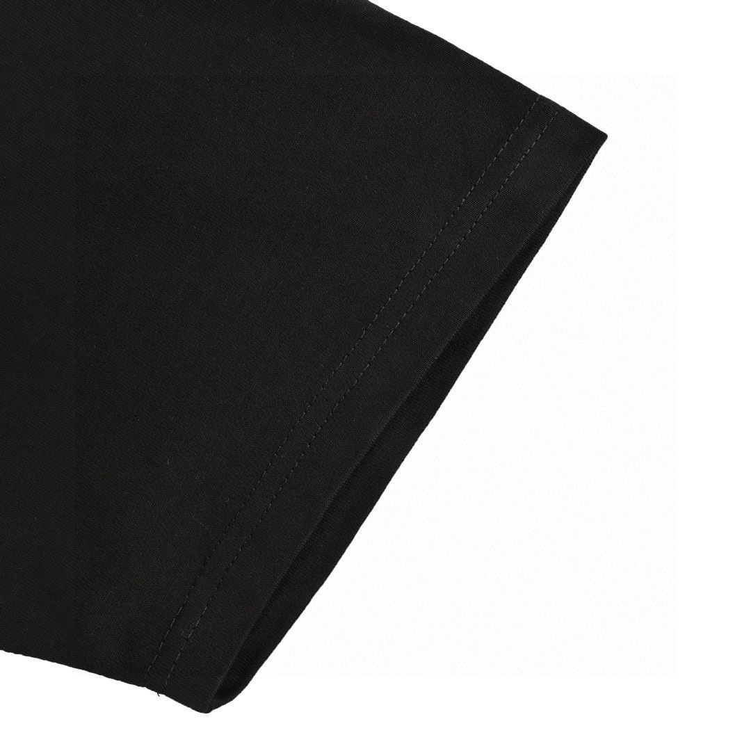 芬迪/Fendi 夏季新品 小怪兽眼睛印花圆领短袖T恤 黑色/白色