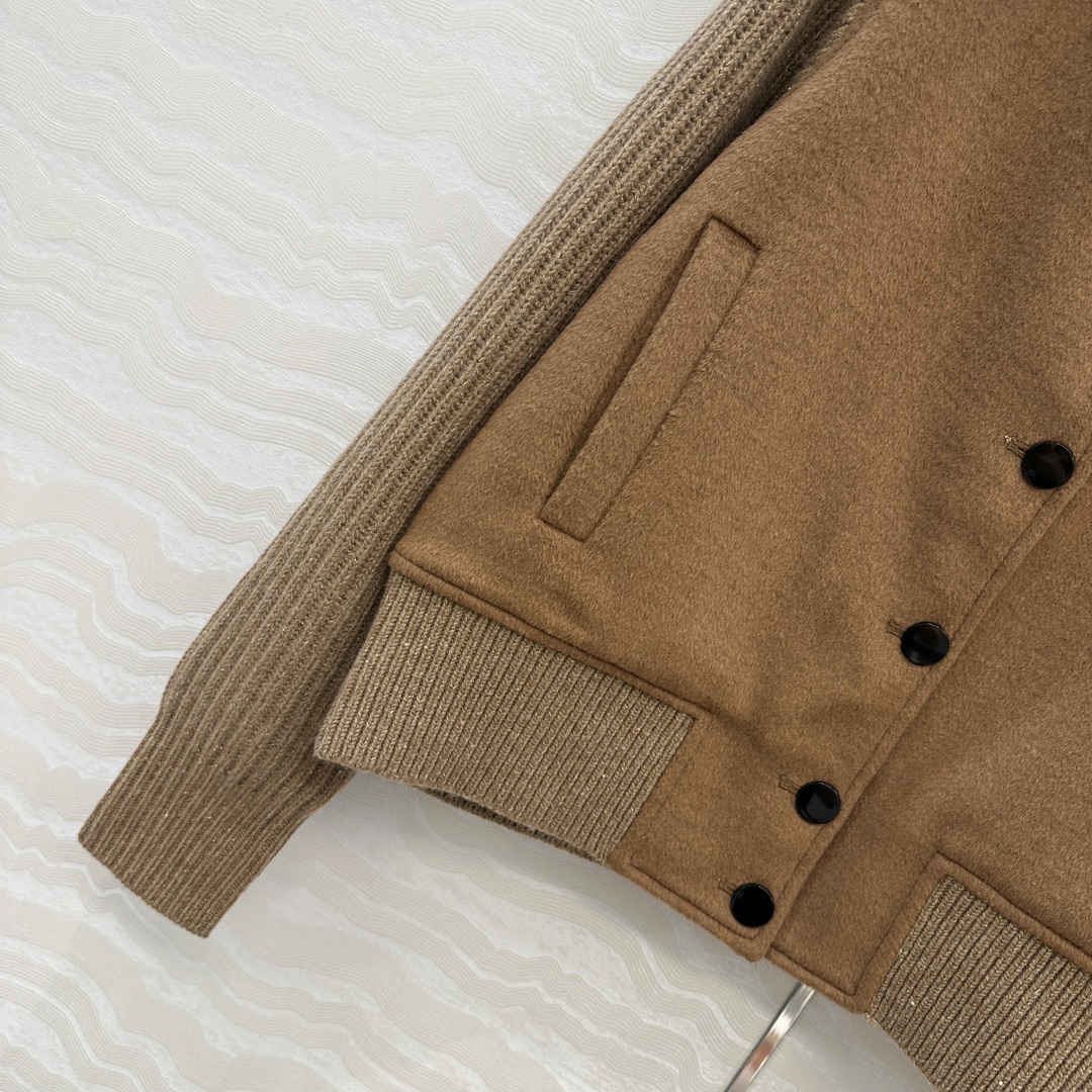 独家首发❤️高端原单品质，LP高智感 老钱风穿搭气质羊绒毛呢夹克外套！品质控必入！100%进口羊绒重磅克