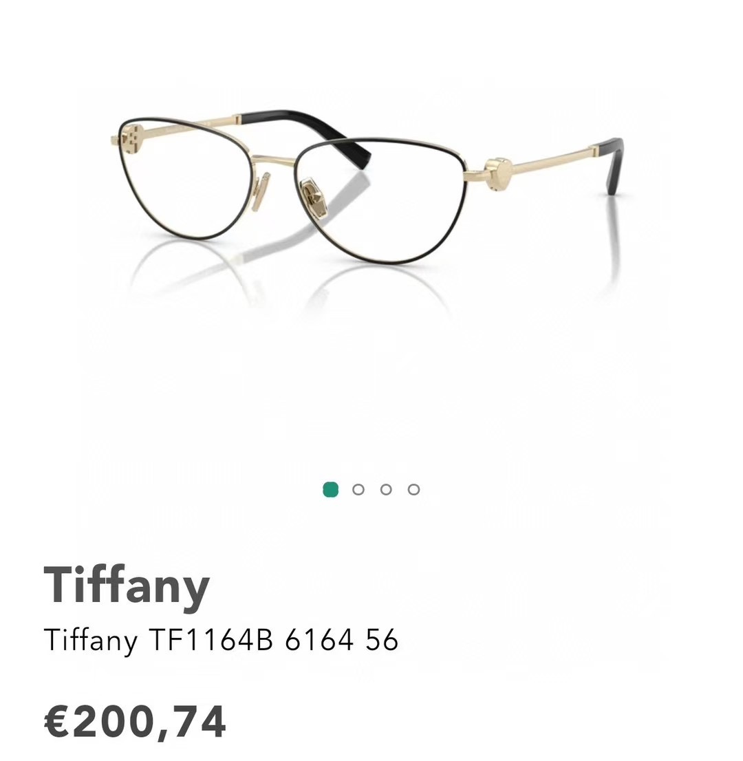  ‼️ 官网图 TIFFANY&Co.✨✨✨MODEL：TF1164B✨✨✨ SIZE：57口17-14