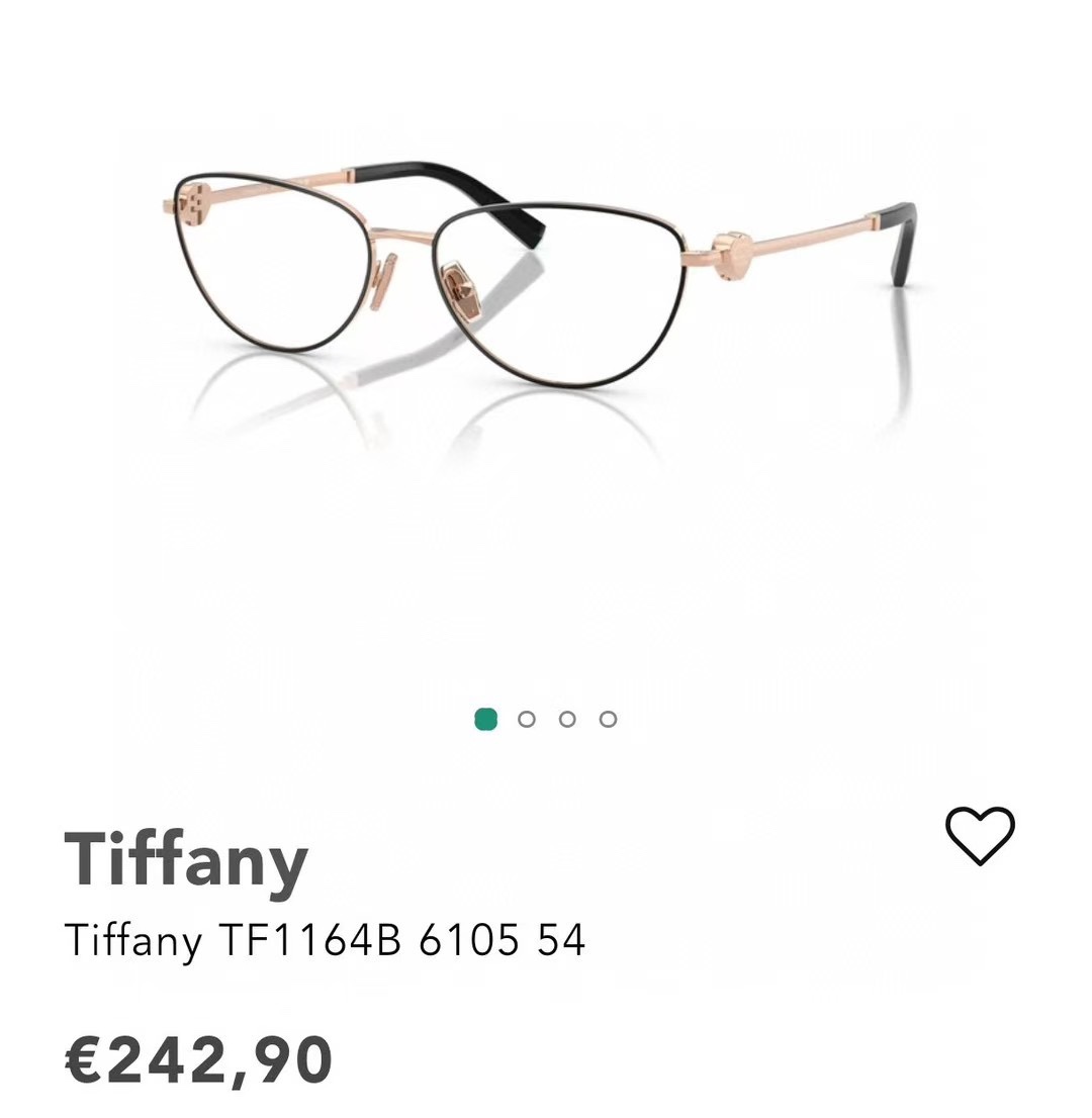  ‼️ 官网图 TIFFANY&Co.✨✨✨MODEL：TF1164B✨✨✨ SIZE：57口17-14
