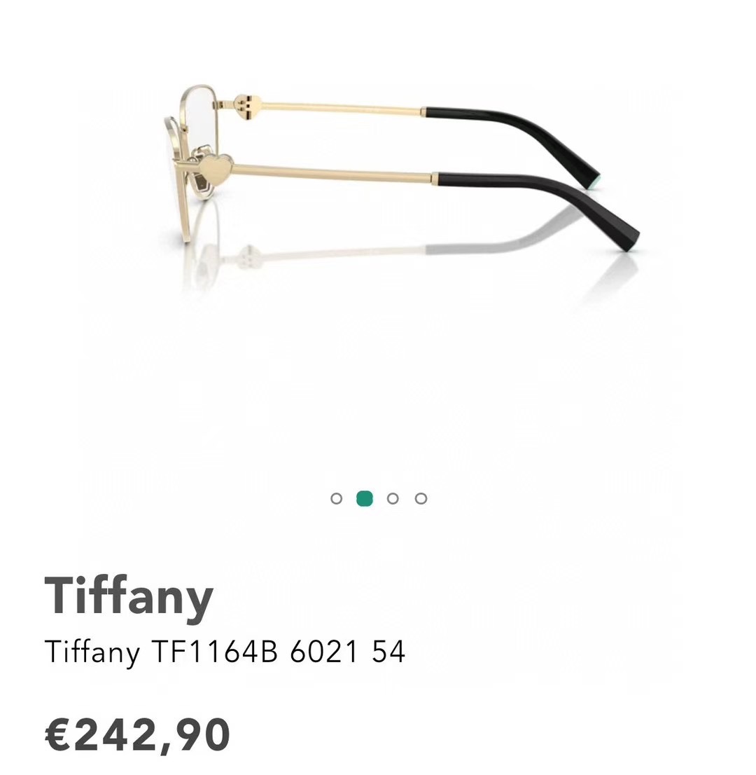  ‼️ 官网图 TIFFANY&Co.✨✨✨MODEL：TF1164B✨✨✨ SIZE：57口17-14