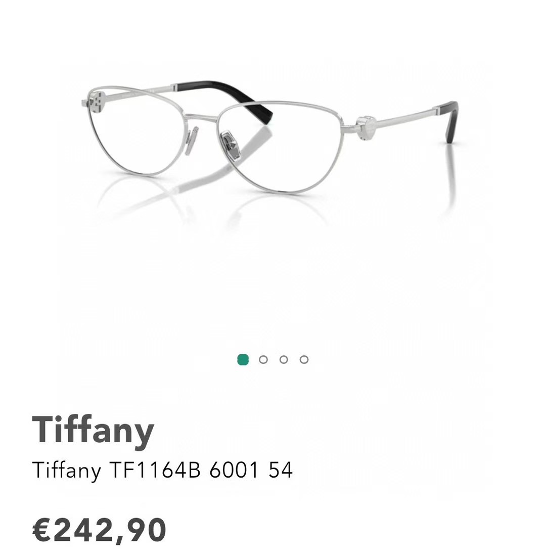  ‼️ 官网图 TIFFANY&Co.✨✨✨MODEL：TF1164B✨✨✨ SIZE：57口17-14