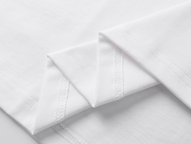 古驰/Gucci 夏季新品 重影腰带字母印花圆领短袖T恤 黑色/白色